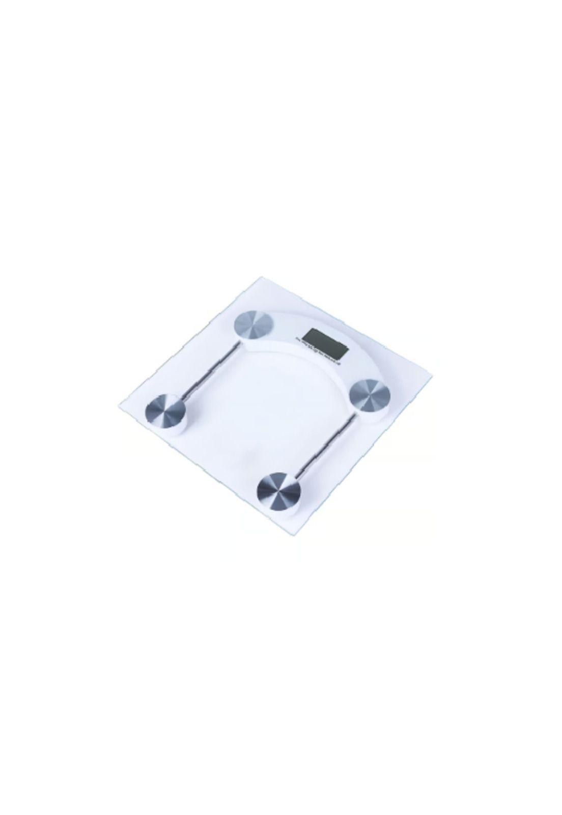Balanza báscula corporal digital cristal pantalla LCD transparente-2