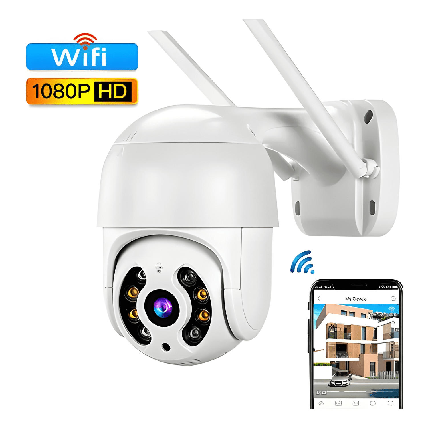 Cámara IP Exterior Wifi Infrarroja Full Hd-2