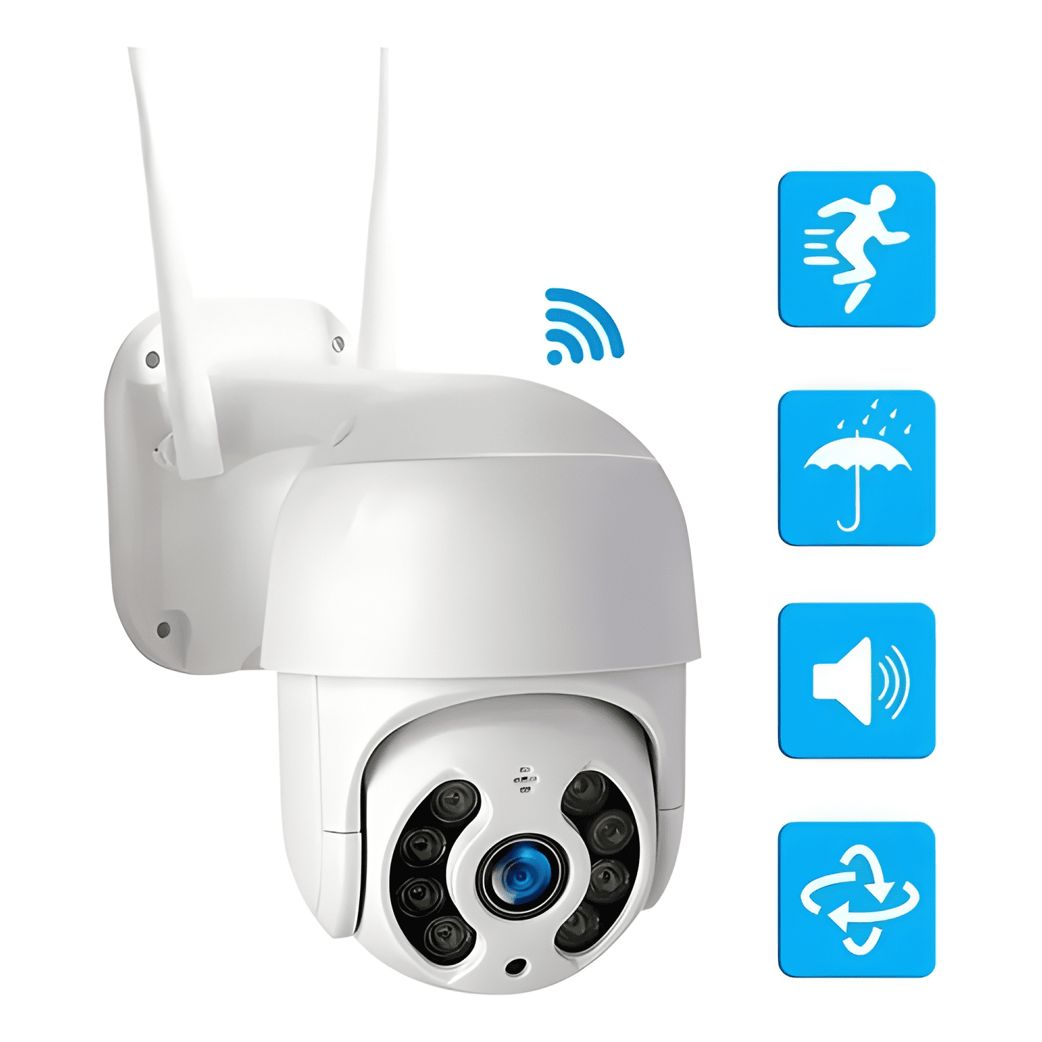 Cámara IP Exterior Wifi Infrarroja Full Hd-4