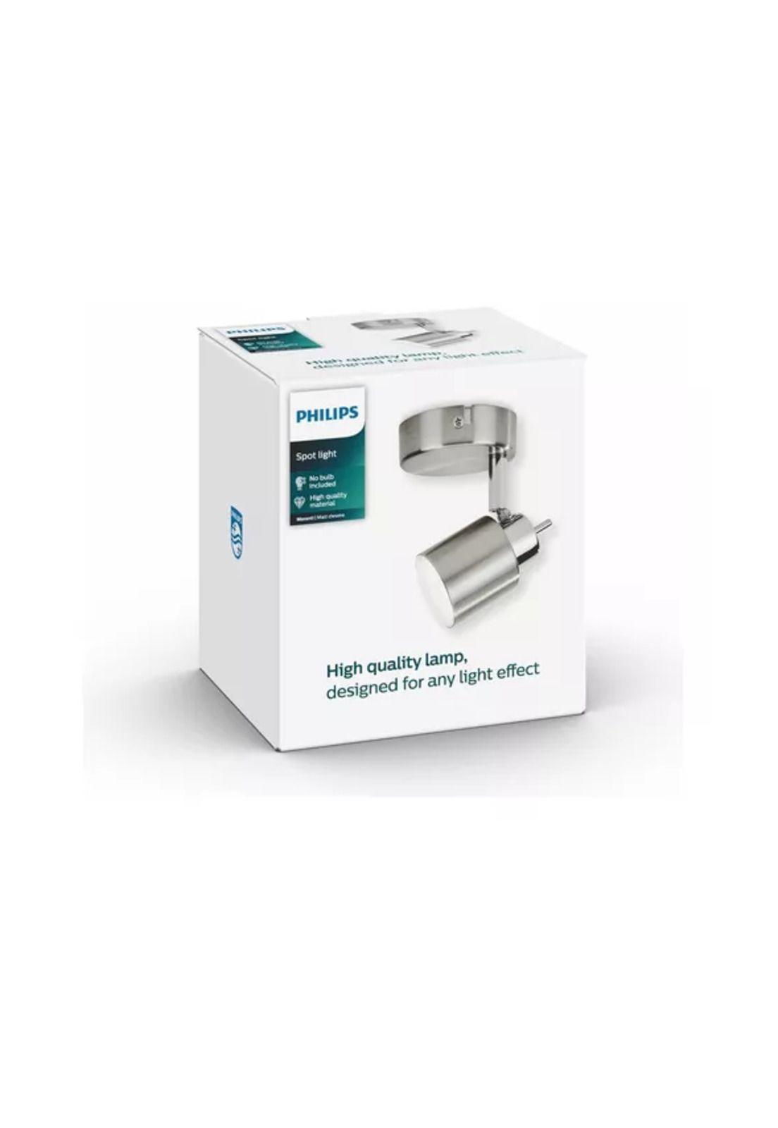 Foco Philips Runner spotlight aluminio X1 Gu10 incluye ampolla metal-2