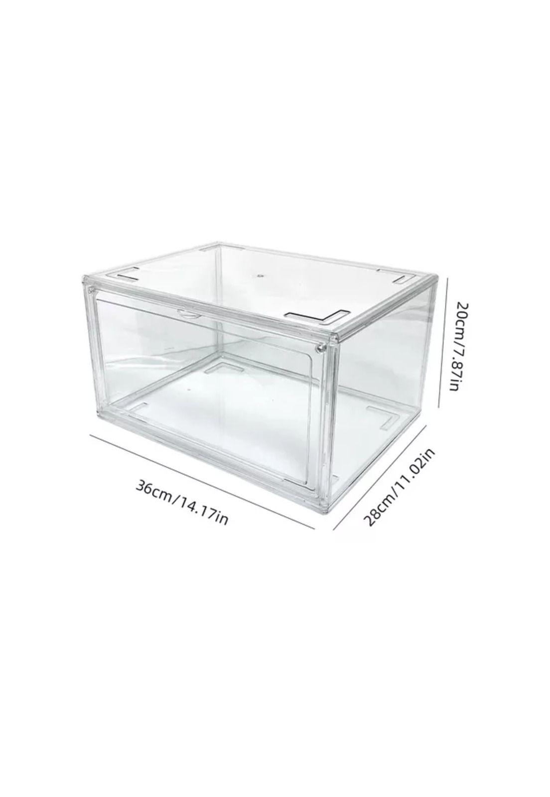 Caja Organizadora Zapatilla Armarble Transparente Pack 3 Unidades-2