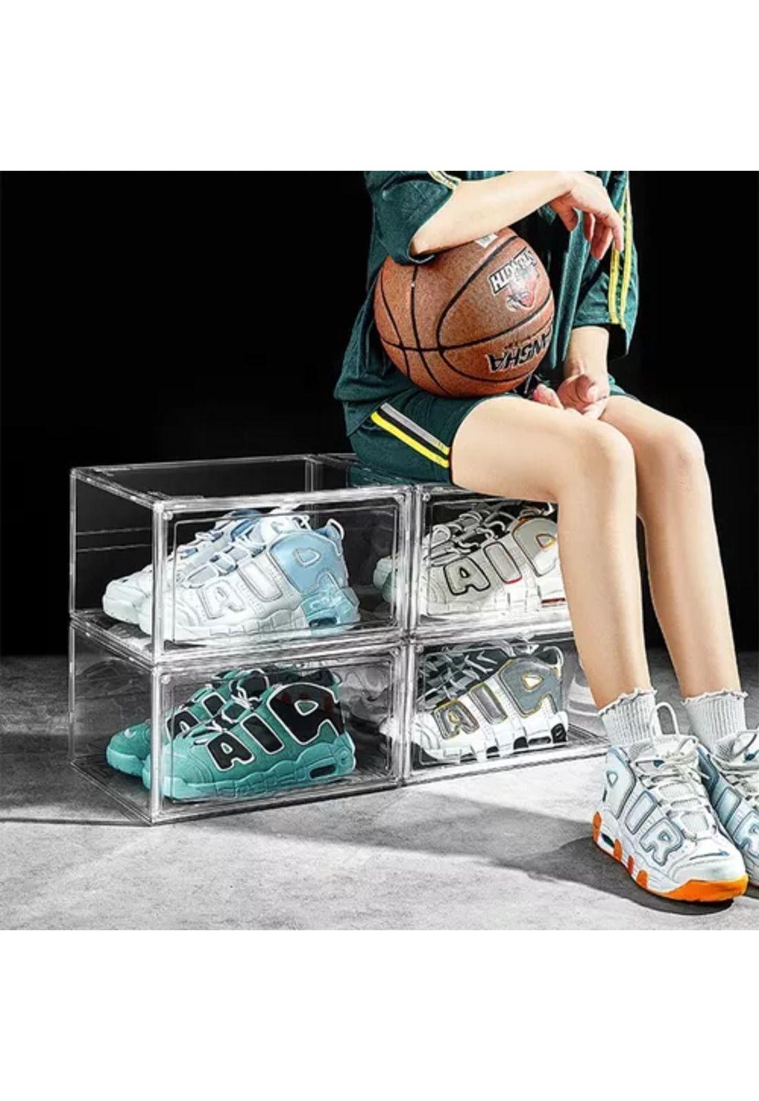 Caja Organizadora Zapatilla Armarble Transparente Pack 3 Unidades-4