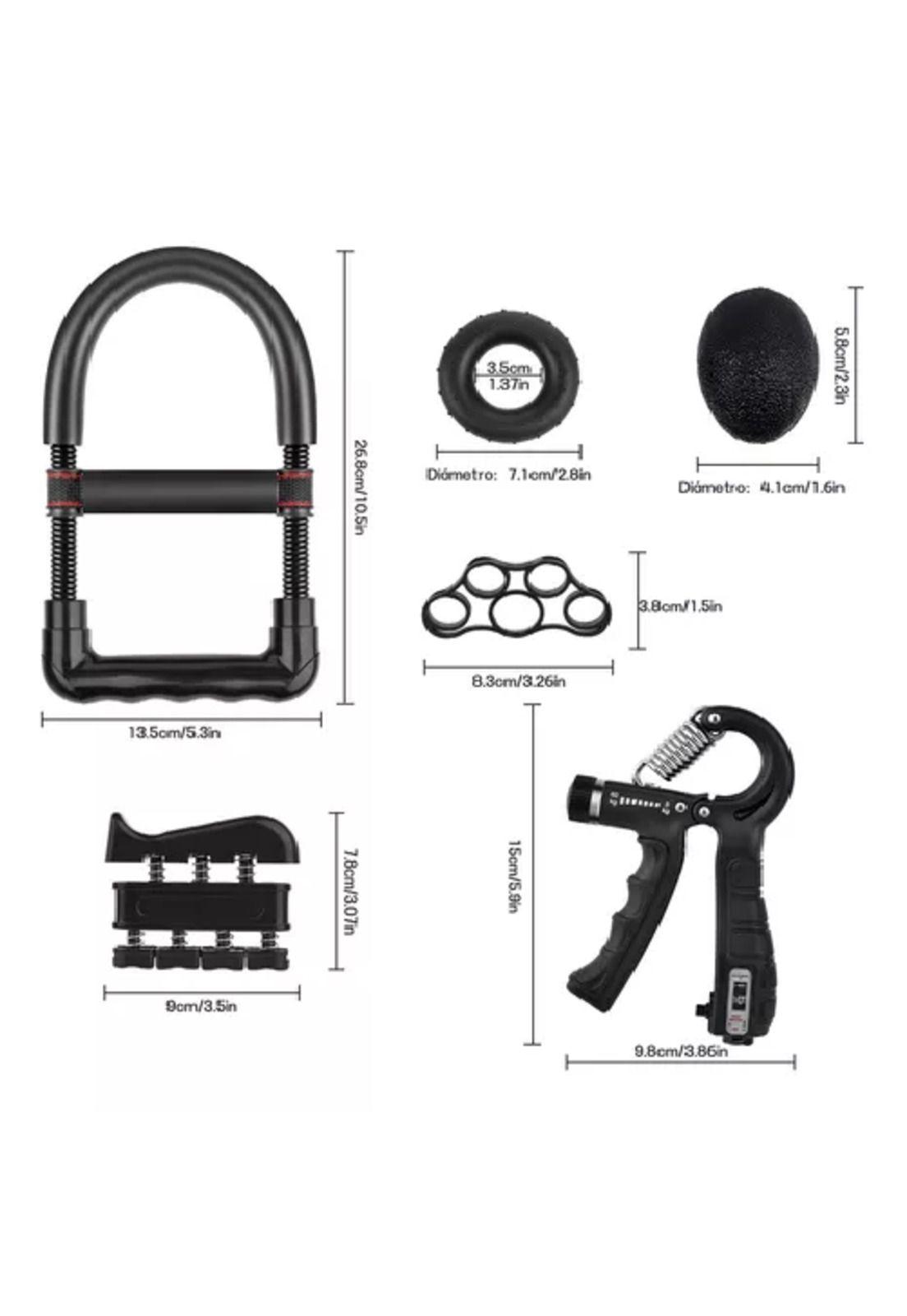 Set de hand grip, pinza de resistencia, para ejercicio de muñeca-2
