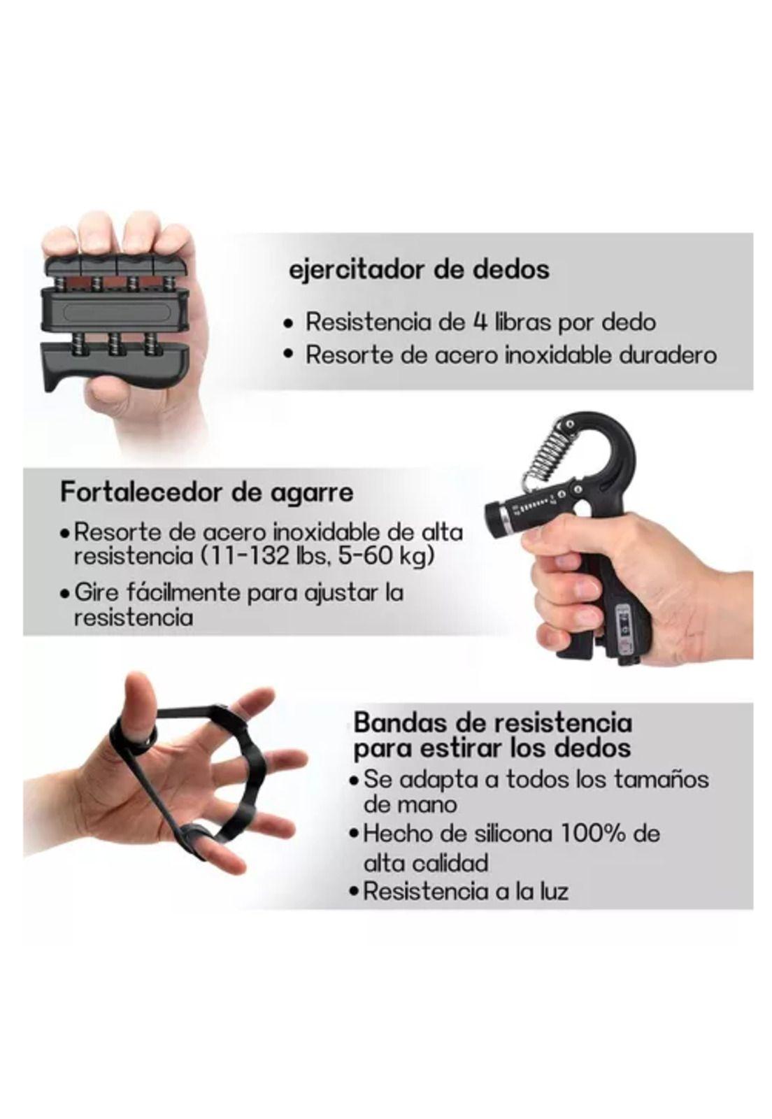 Set de hand grip, pinza de resistencia, para ejercicio de muñeca-7