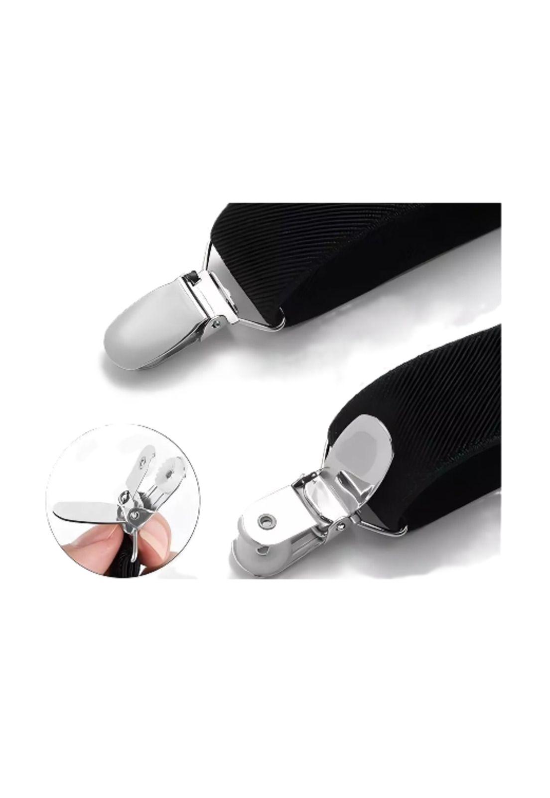 Tirantes suspensores para pantalones 110 cm, gris-5