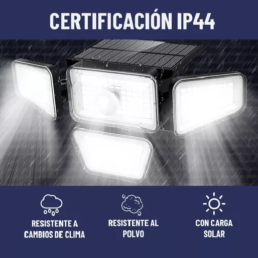 Foco led solar exterior Maxwell sensor 4 direcciones control-5