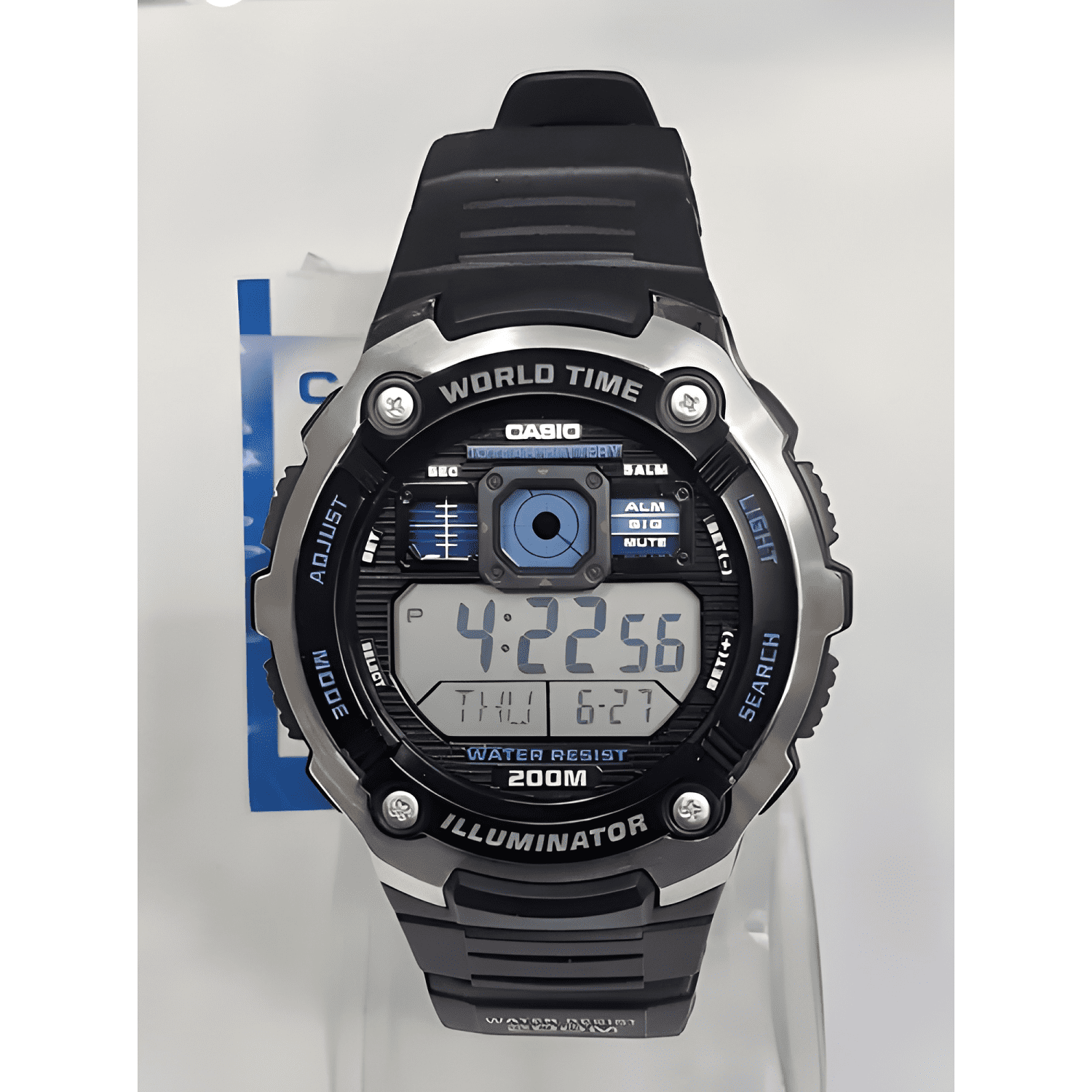 Reloj casio digital varón / ae-2000w-1av-2