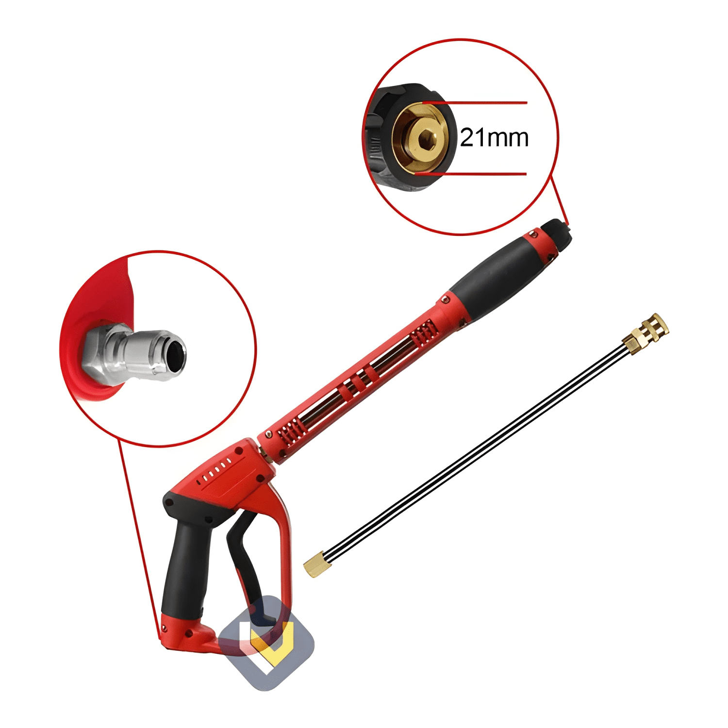 Pistola Hidrolavadora 5000 Psi 345 Bar-3