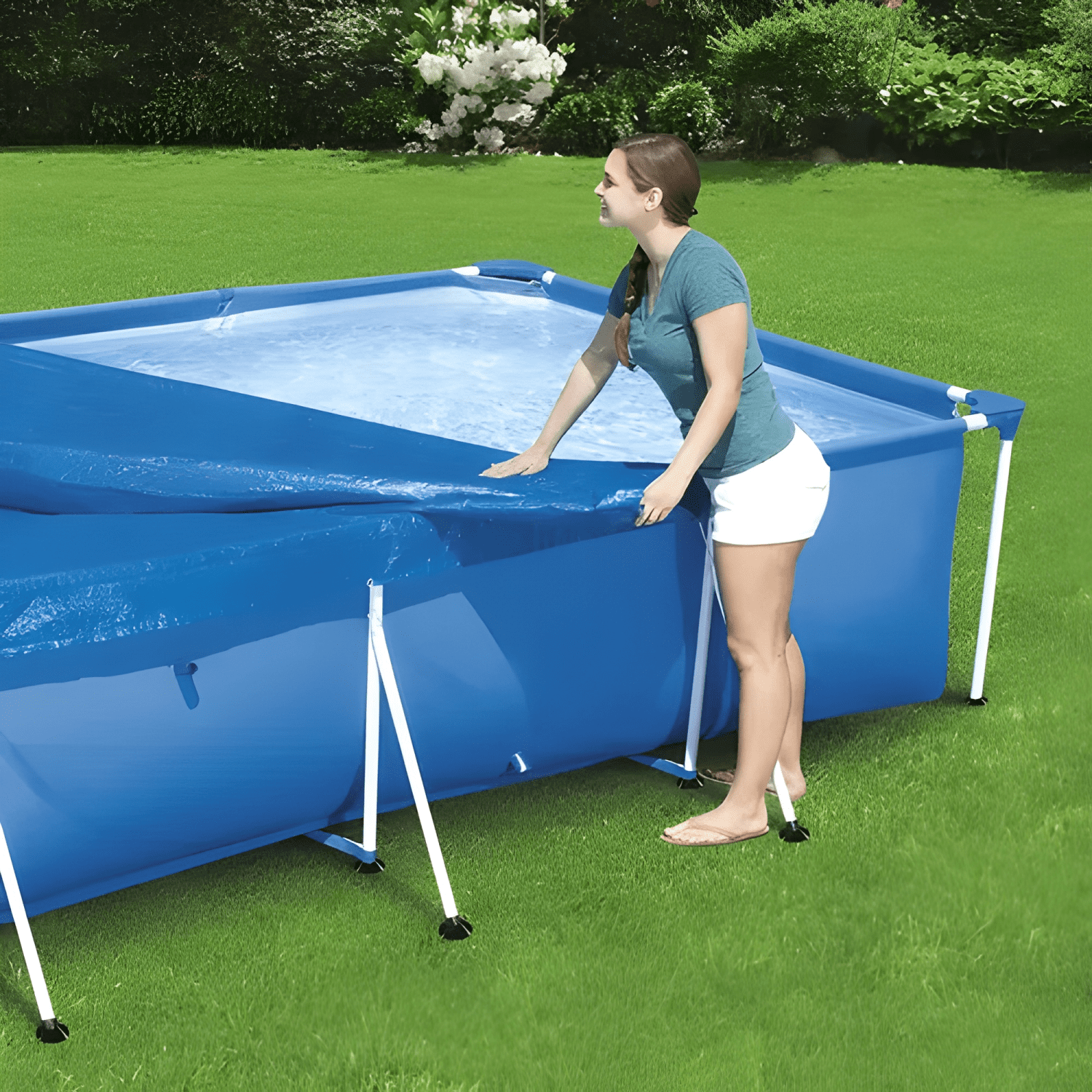 Cubierta plástica Bestway para alberca 400 cm-2