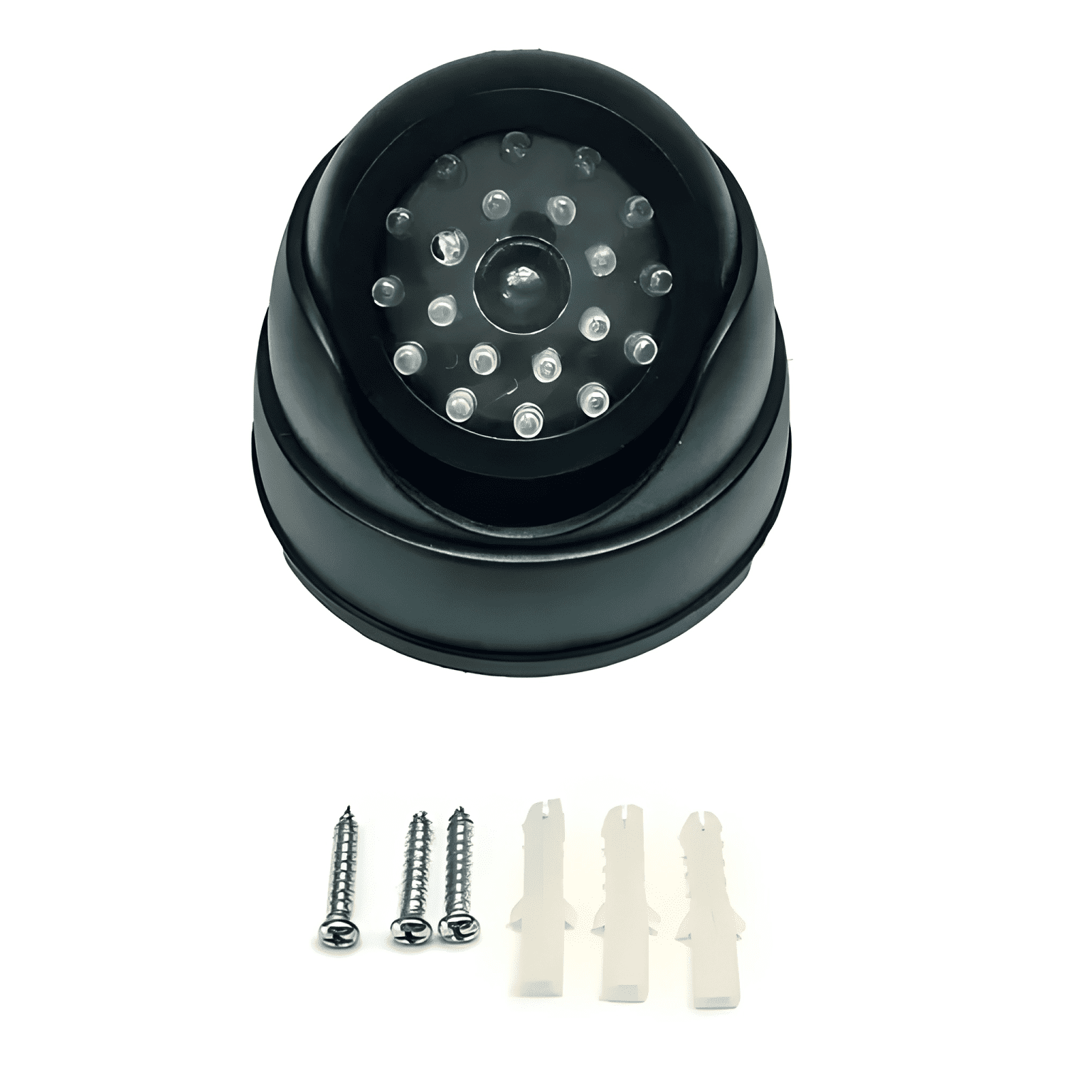 X4 Camara Vigilancia Falsa Dummy con Luz Led Intermitente-4
