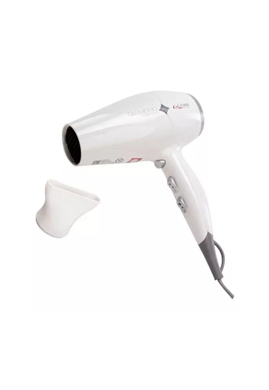 Secador de pelo Gama Diamond Ceramic 2300W Nano Silver blanco-2