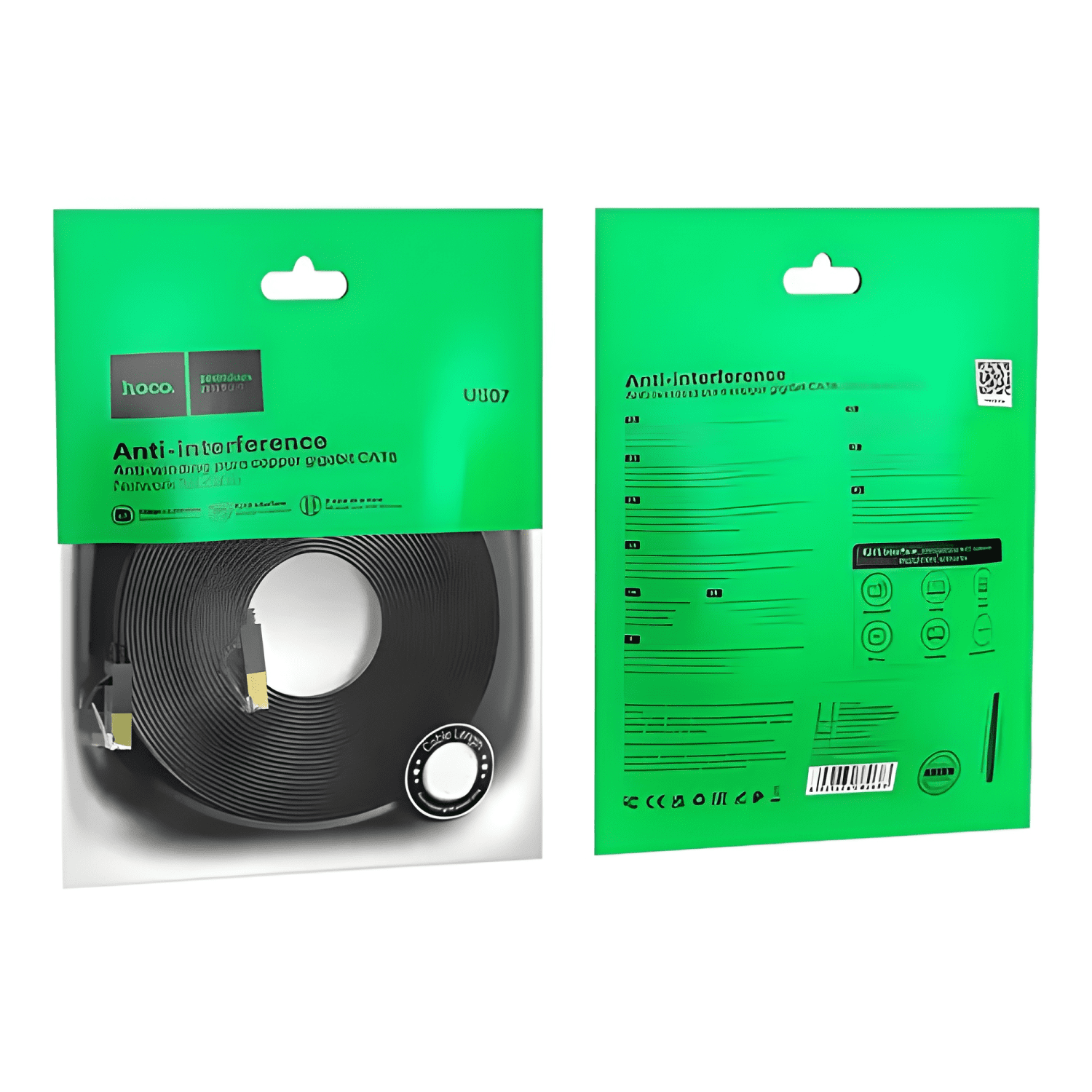 Cable De Red Ethernet Cat 6 Plano Conector Cristal 3 #1-2