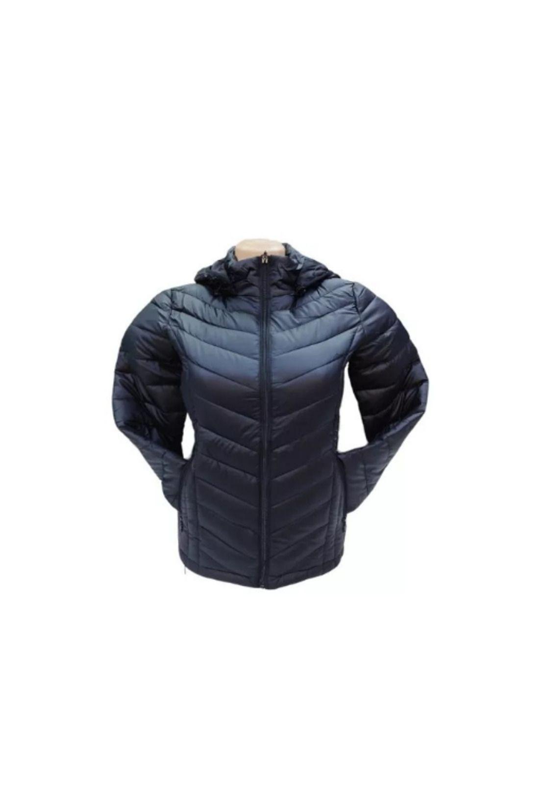 Chaqueta 3/4 Corta Mujer Engomada Térmica, Envío Rápido, Color Negro, Talla L-1