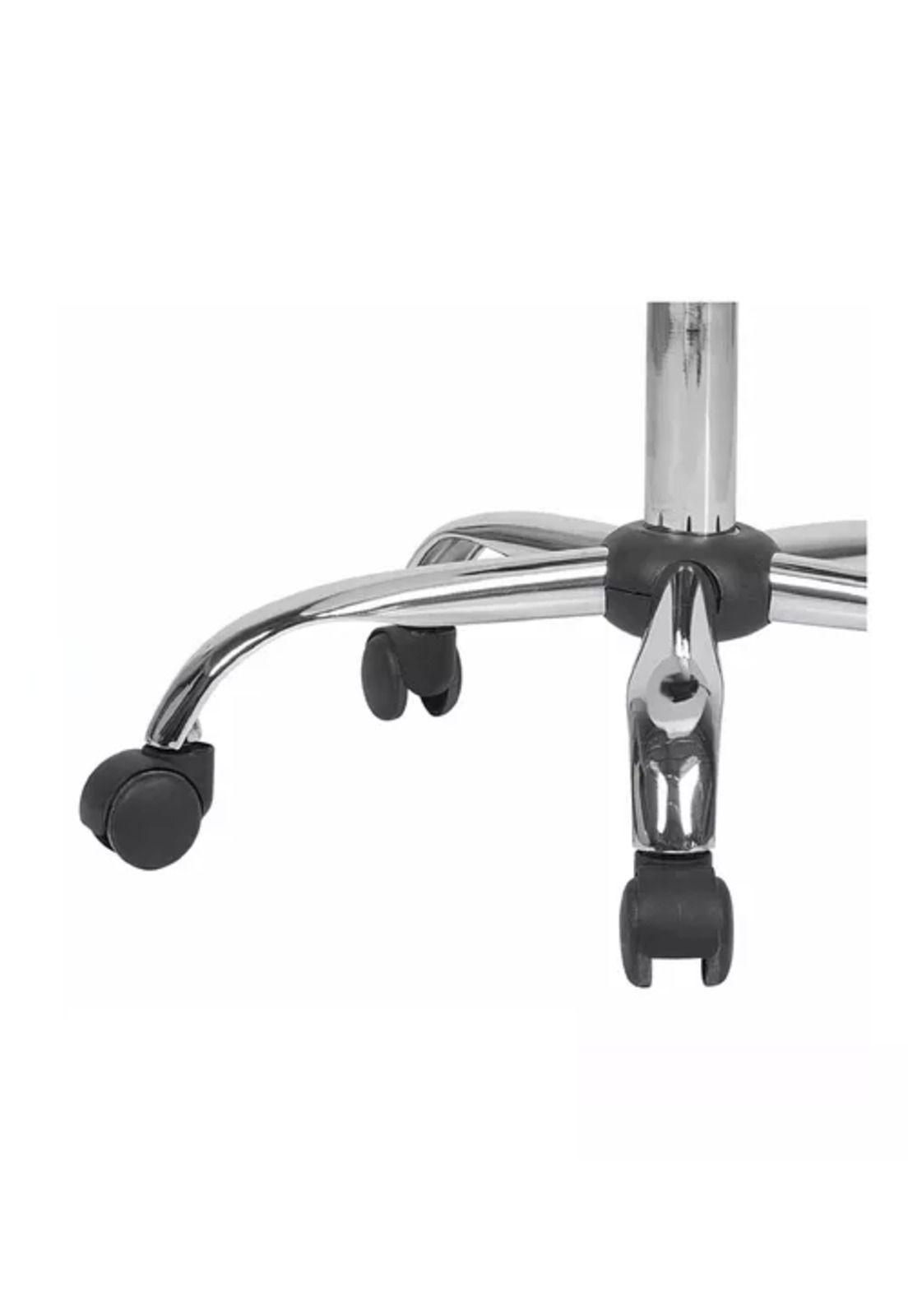 Silla de oficina Big Room Eames con ruedas minimalista color negro-5