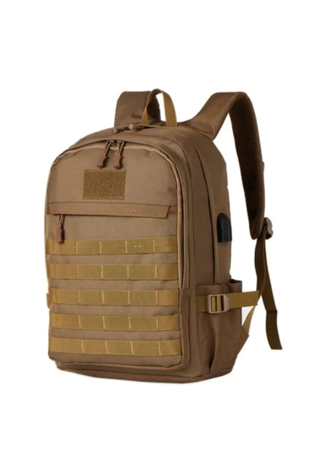 Mochila 35L impermeable con entrada USB color café-0