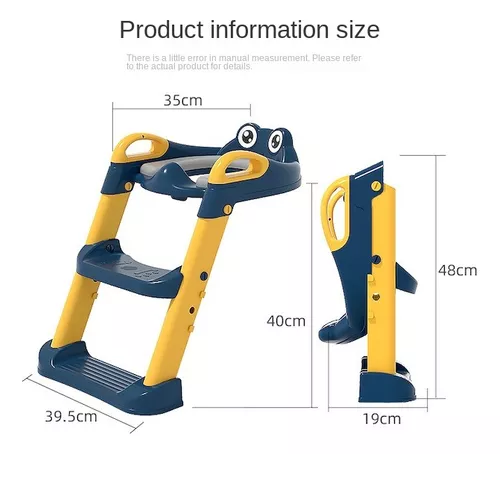 Escalera para inodoro asiento-entrenador de baño para niños-3