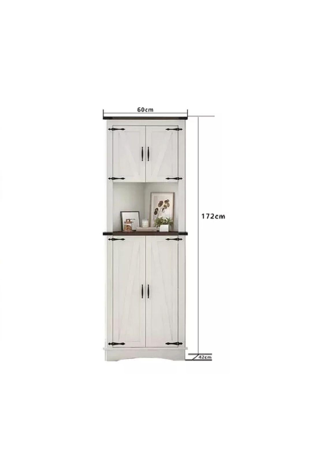 Estante Esquinero Repisa Moderna 172cm de Alto para Living Cocina-2
