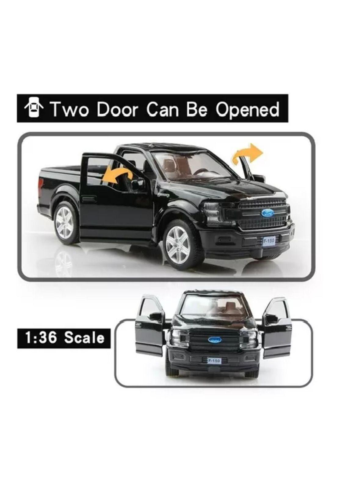 Ford camioneta F150 negra, escala 1:36-2