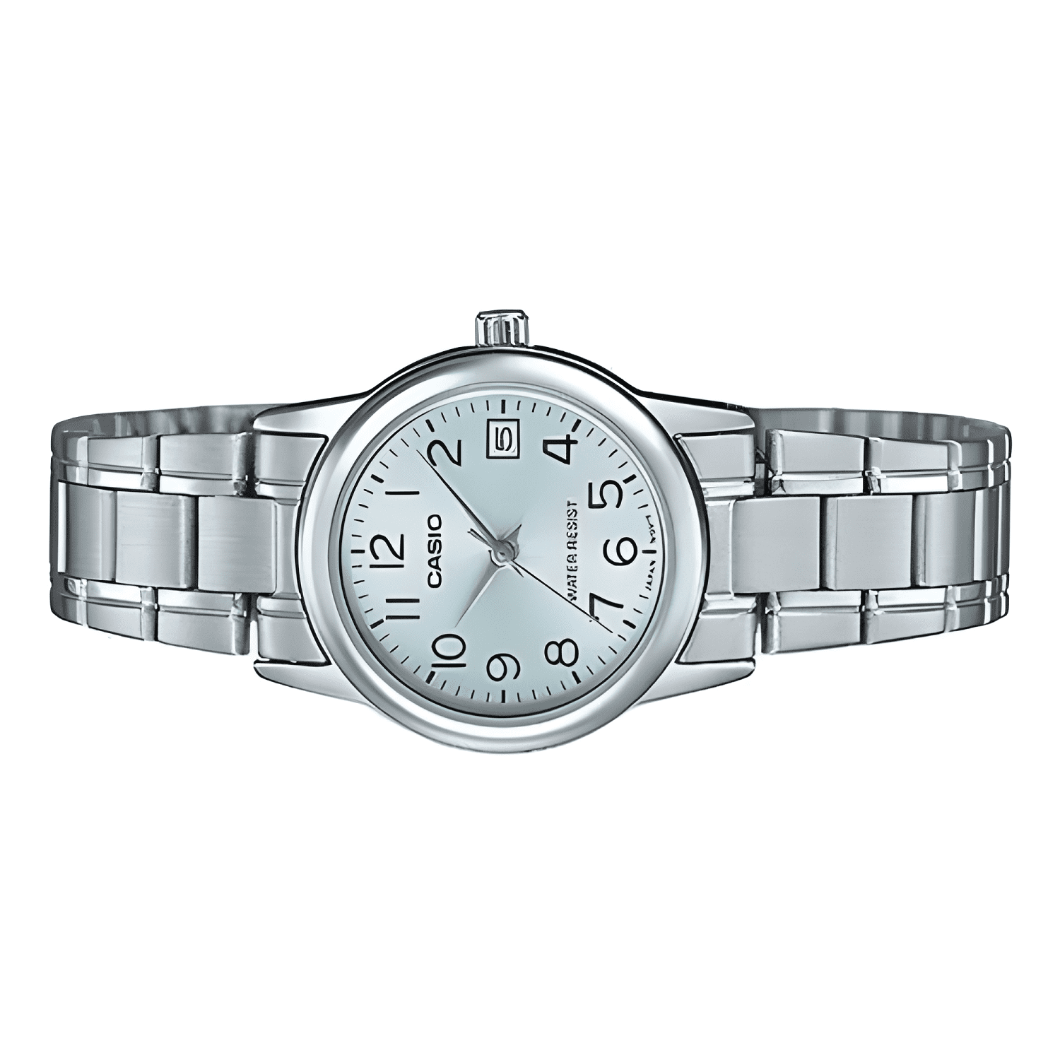 Reloj mujer casio ltp-v002d-2b análogo Plateado celeste #2-4