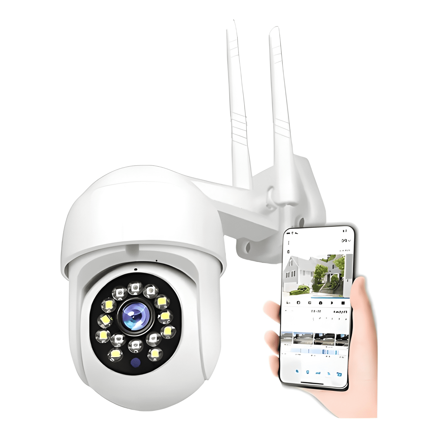 Cámara Ip con Movimiento, Infrarrojo Impermeable Wifi Hd-1