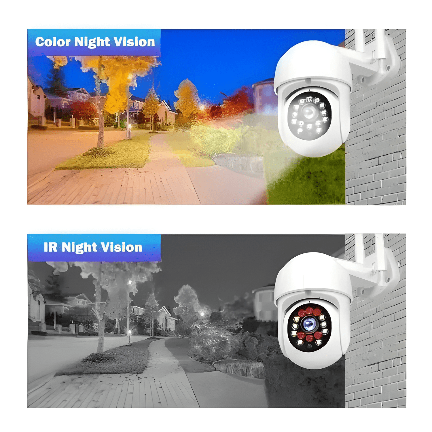 Cámara Ip con Movimiento, Infrarrojo Impermeable Wifi Hd-3