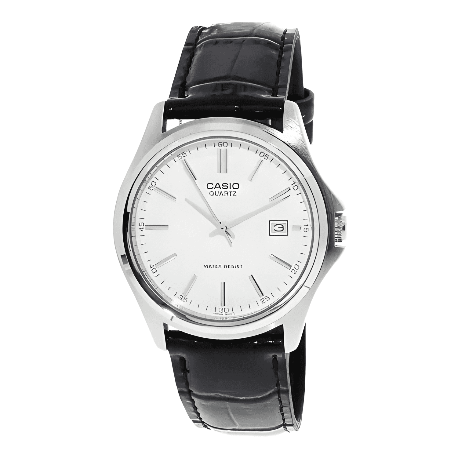 Reloj casio mtp-1183e-7adf cuarzo hombre Negro plateado-0