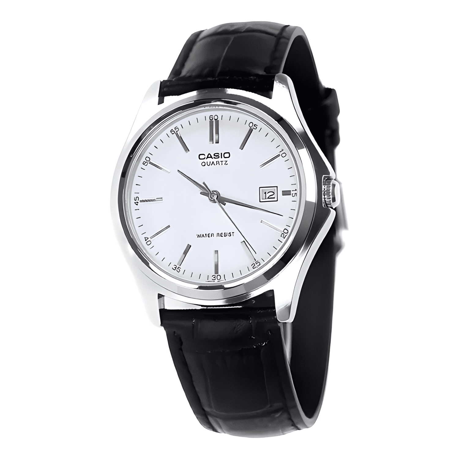 Reloj casio mtp-1183e-7adf cuarzo hombre Negro plateado-2