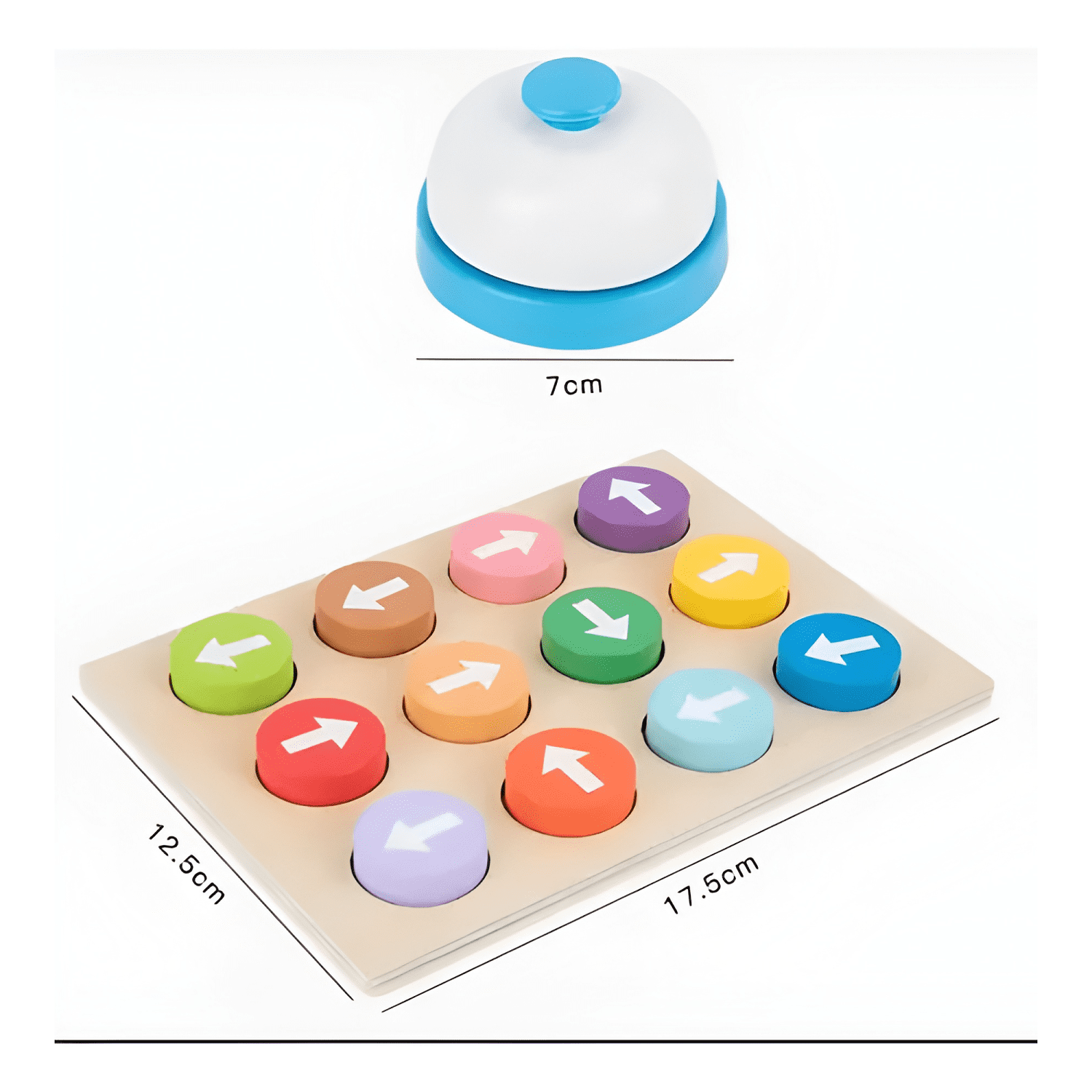 Juego didáctico patrones de flechas y colores para niños-4