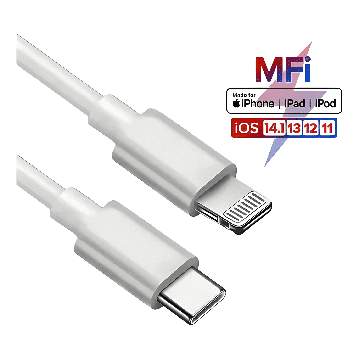 Cable para iphone tipo c datos y carga 20w / 1 metro-2