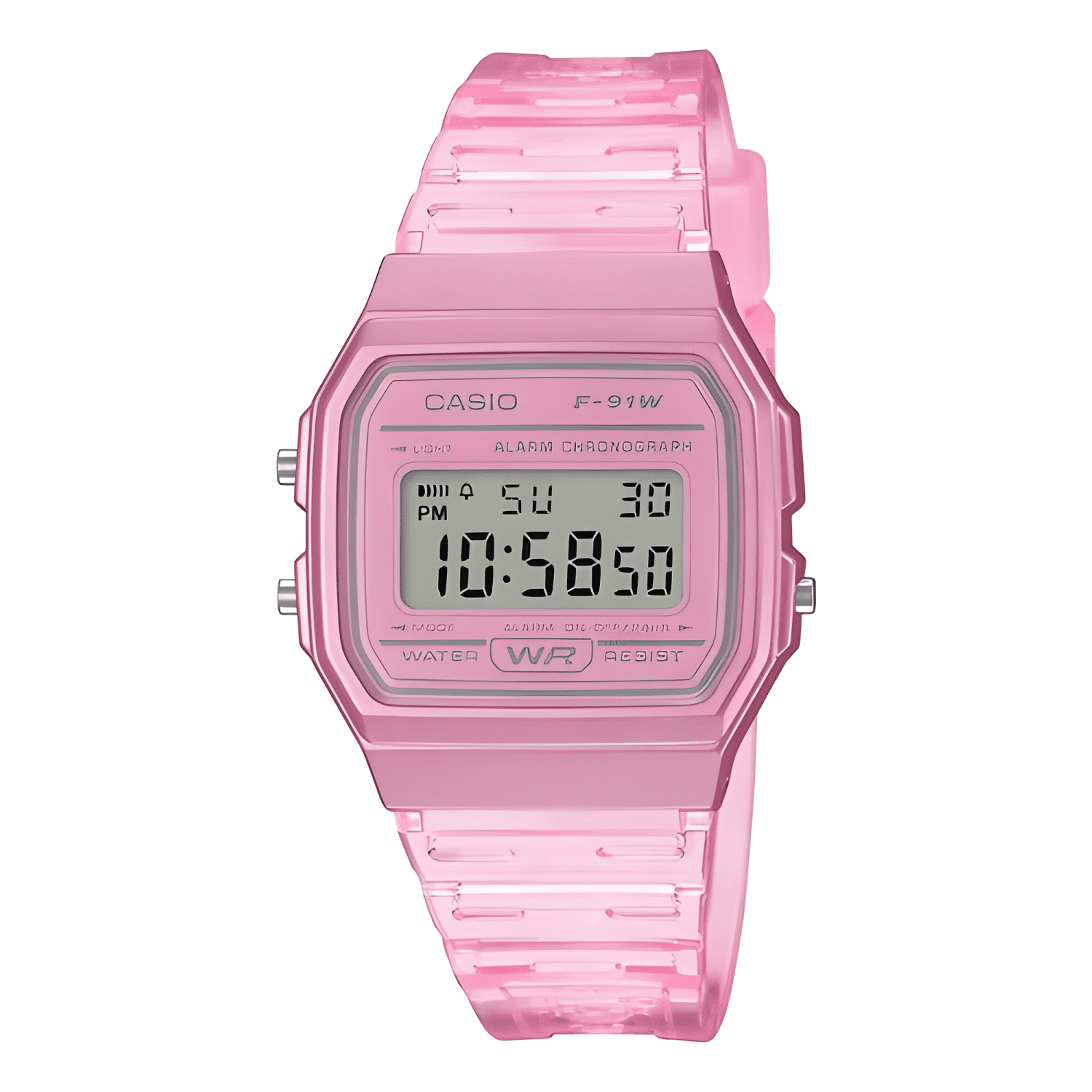 Reloj pulsera casio collection f-91ws-4 Rosa #2-4