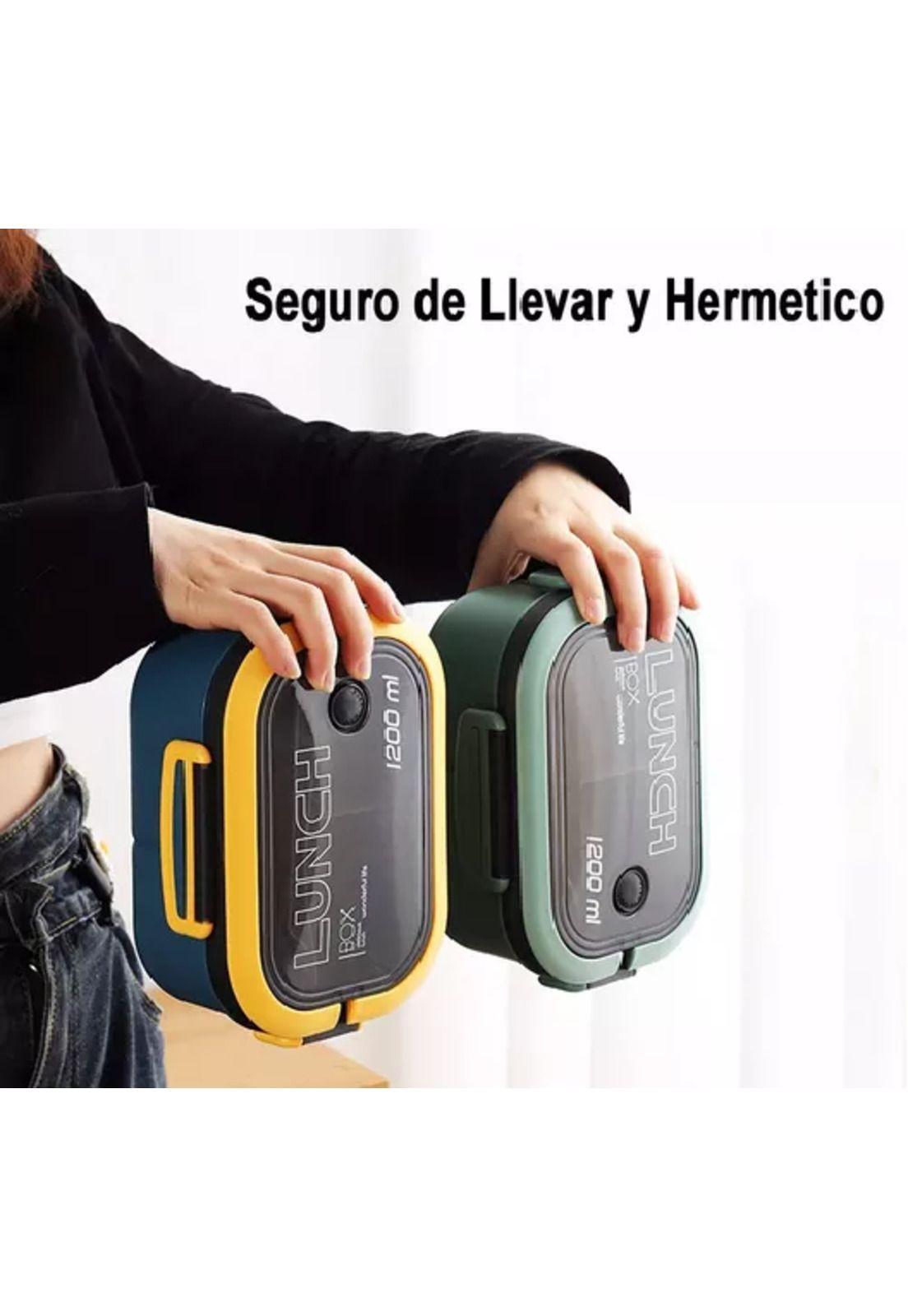 Lonchera hermética 1200 ml para almuerzo y colación-2