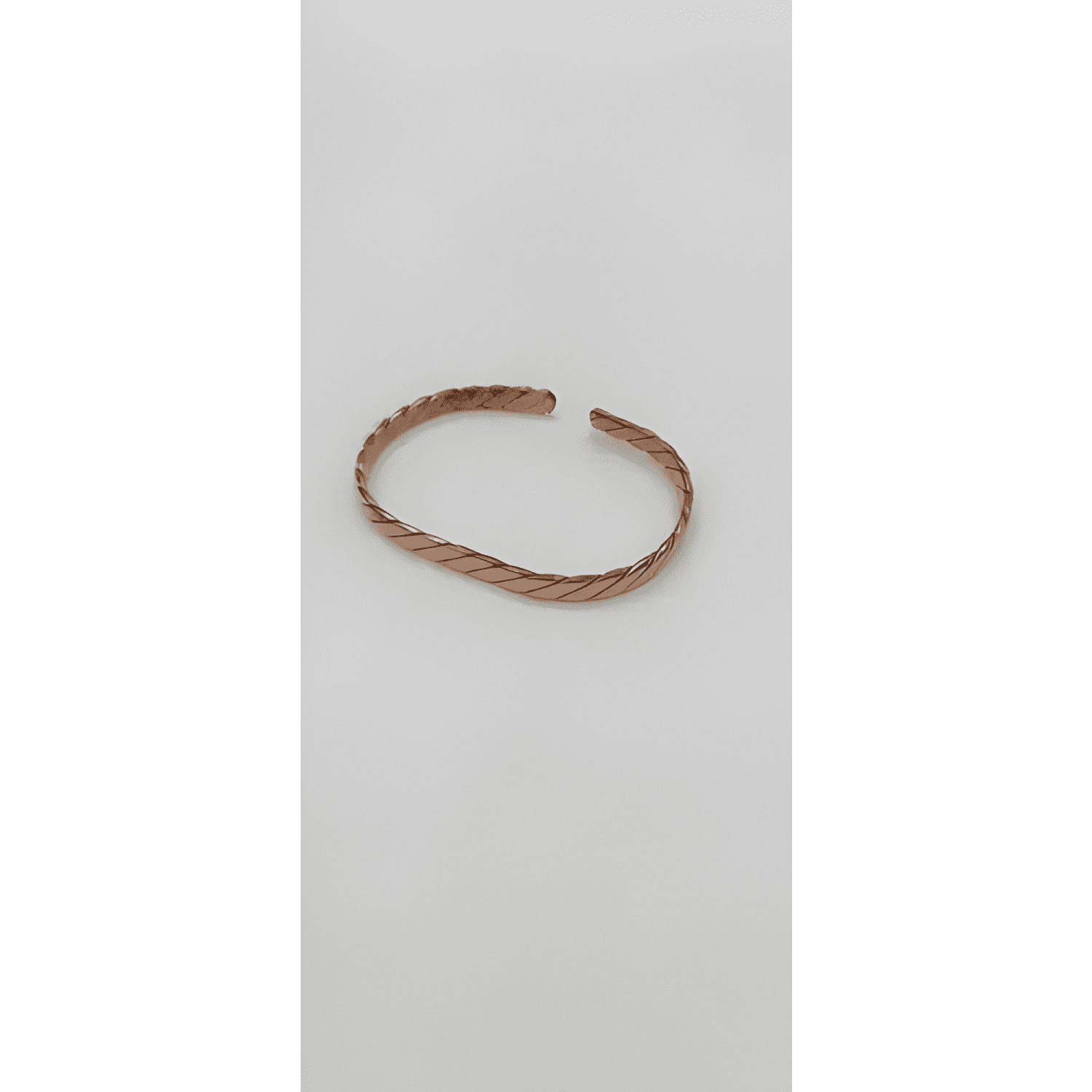 Pulsera de cobre, ajustable, diseño unisex-2