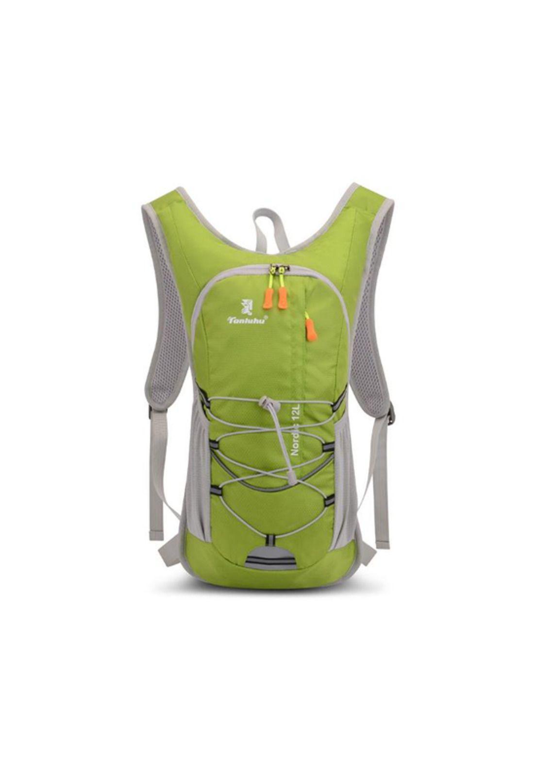 Mochila hidratación + bolsa de agua color verde-2