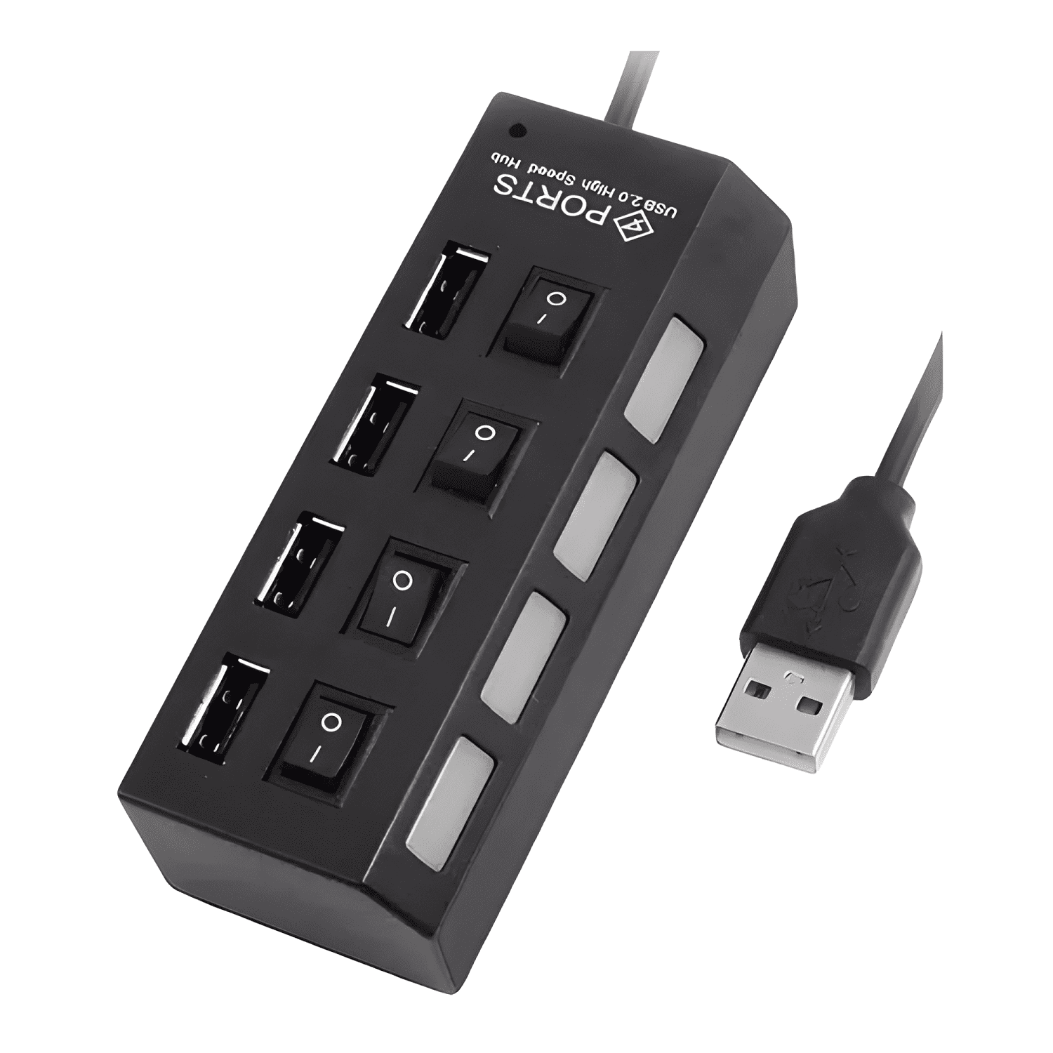 Hub USB de 4 puertos 2.0 con luces LED-2