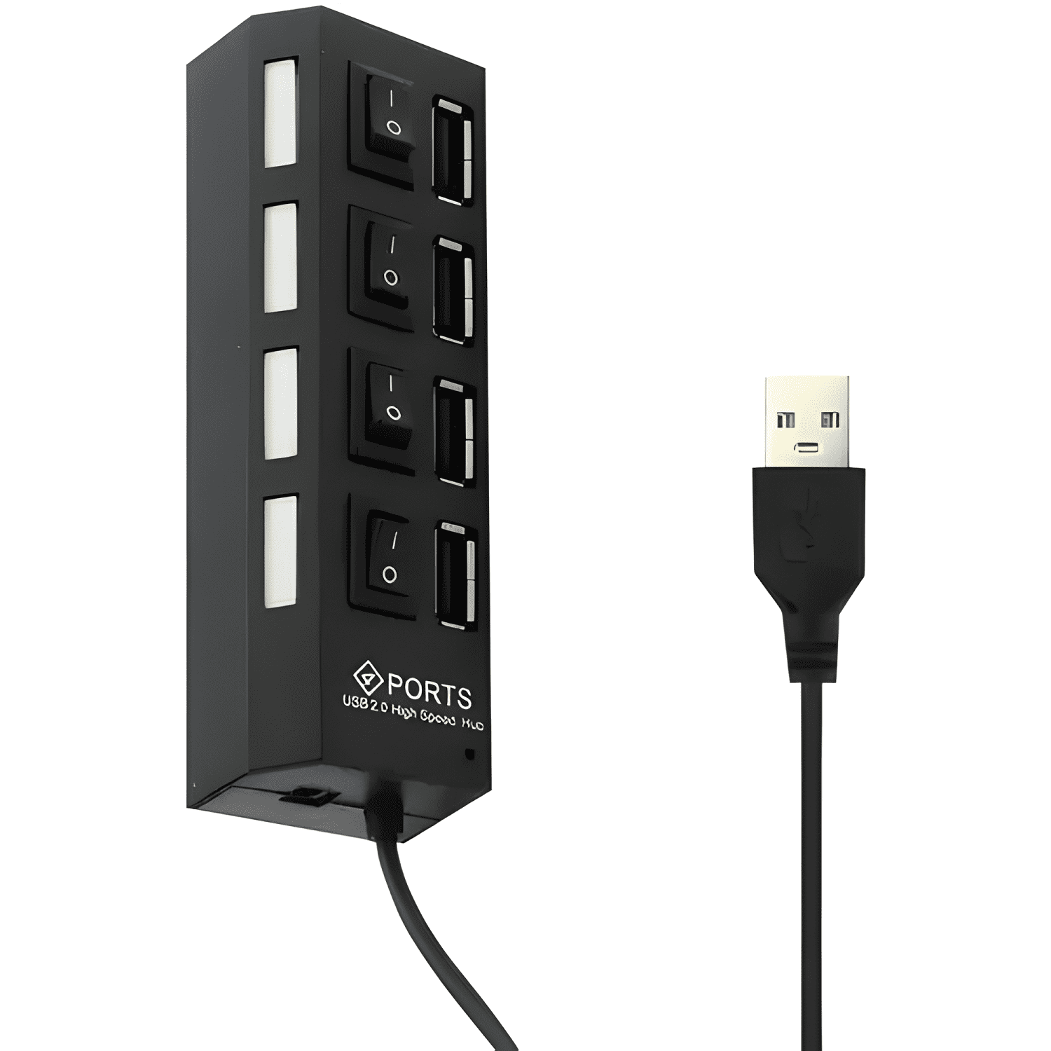 Hub USB de 4 puertos 2.0 con luces LED-3