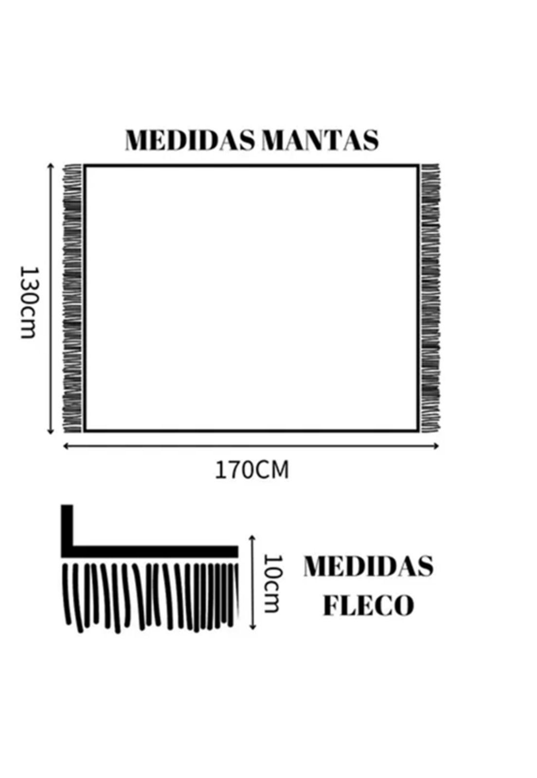 Manta decorativa tejida para sillón, piecera o cama color naranja-2