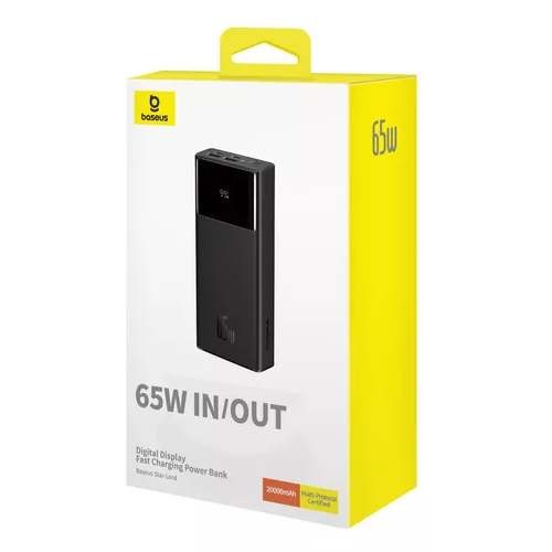 Power bank Baseus para MacBook y tablet 20000 mAh 65W negro-3