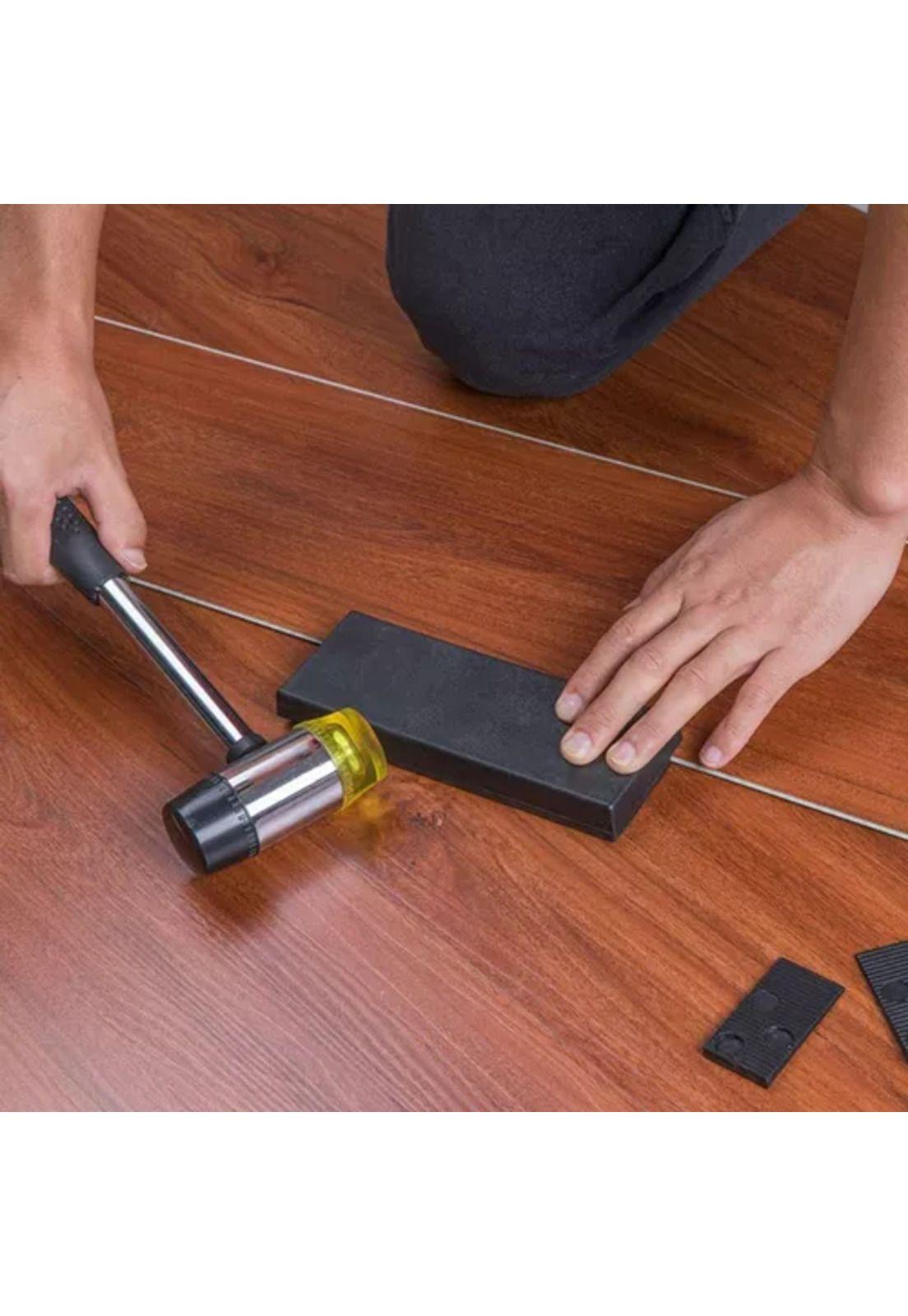 Kit instalación piso flotante profesional con martillo goma-3