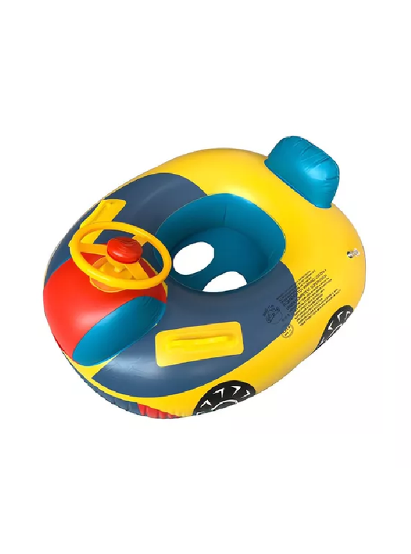 Flotador para bebés con volante multicolor-0