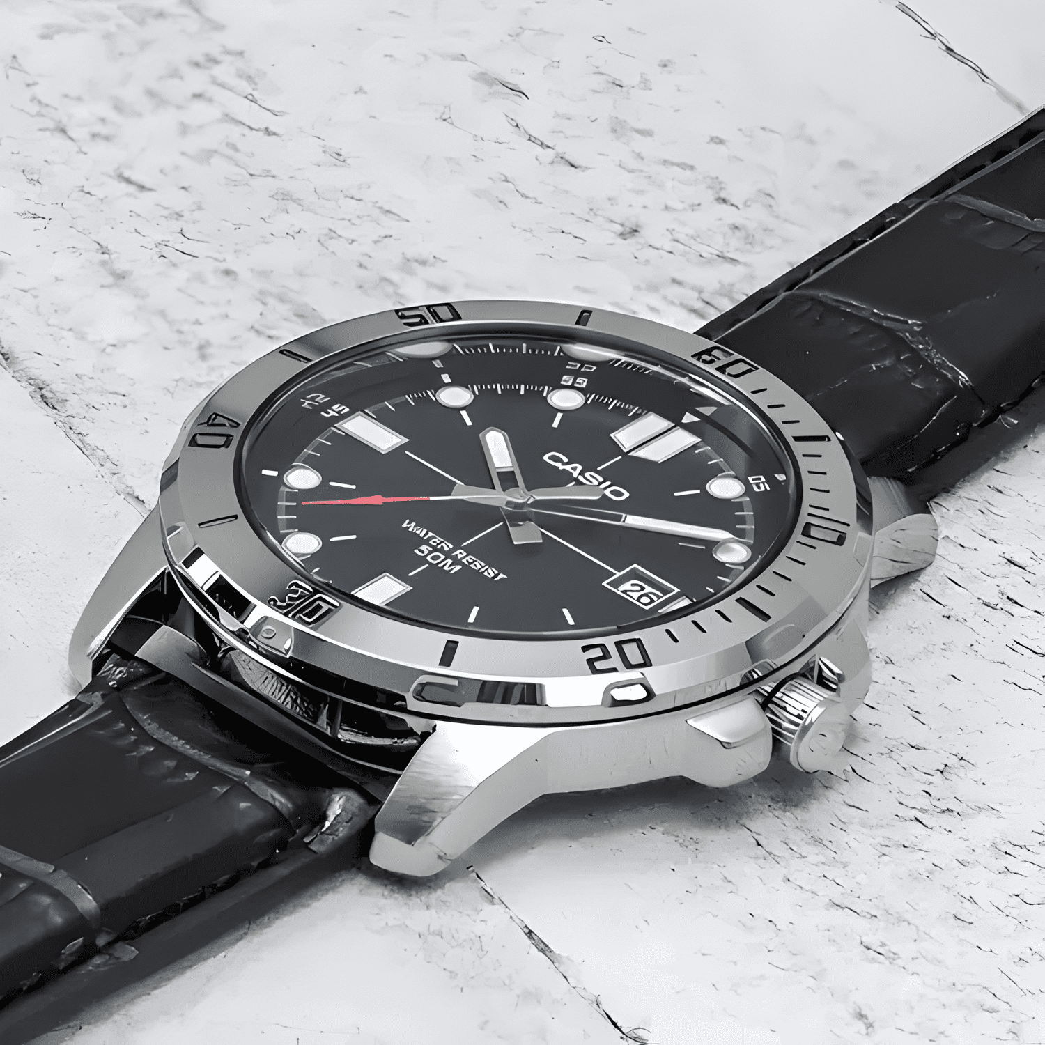 Reloj casio mtp-vd01l-1e analógico con correa de resina #2-2