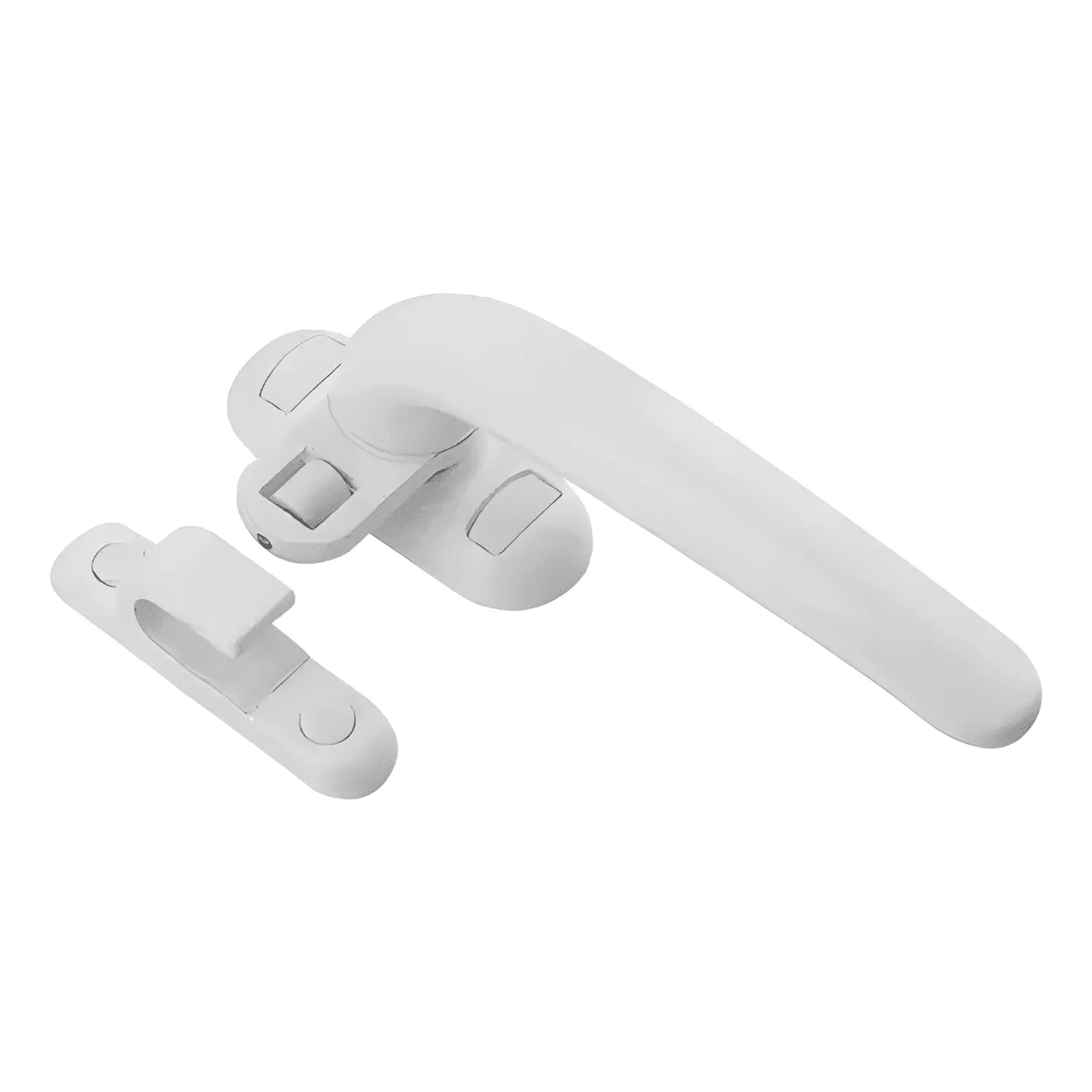Manilla parche aluminio L42 para ventanas 2 piezas #10-1