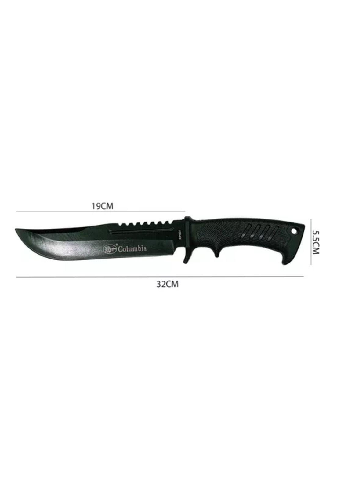 Cuchillo profesional táctico militar para caza y camping, con estuche-4