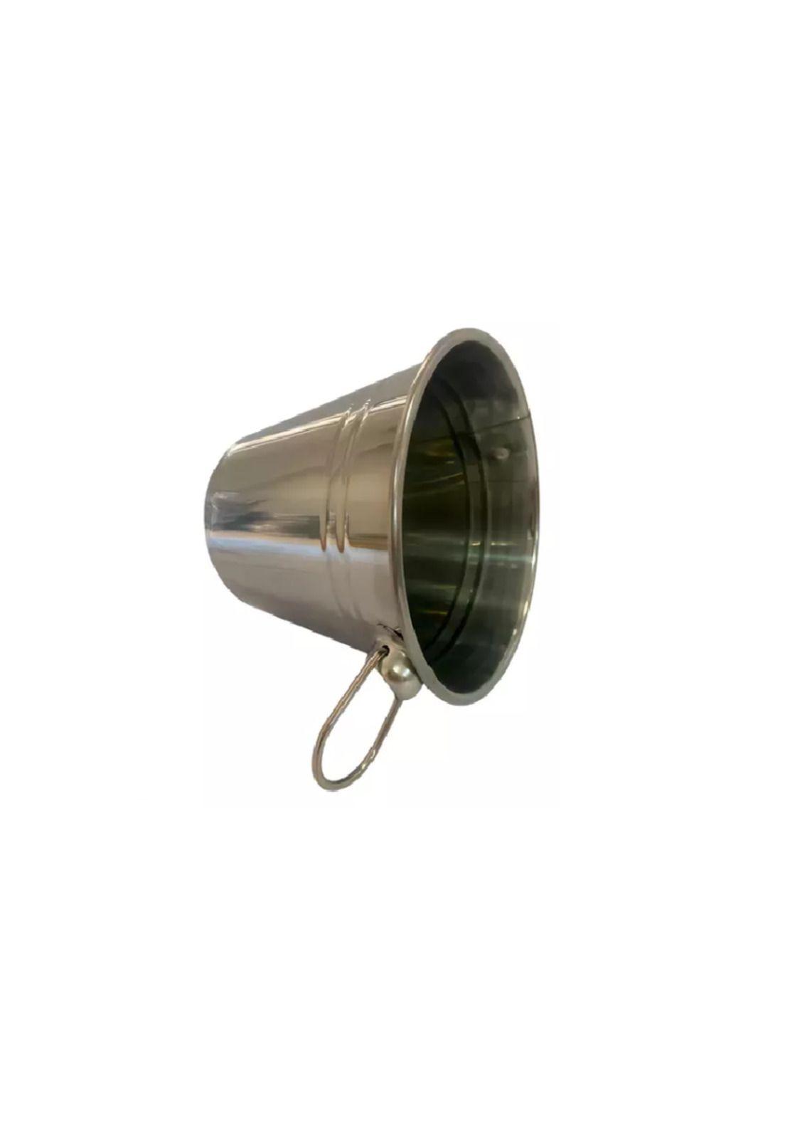 Cubetas de Hielo Hielera con Asas Acero Inoxidable 22cm Plata-1