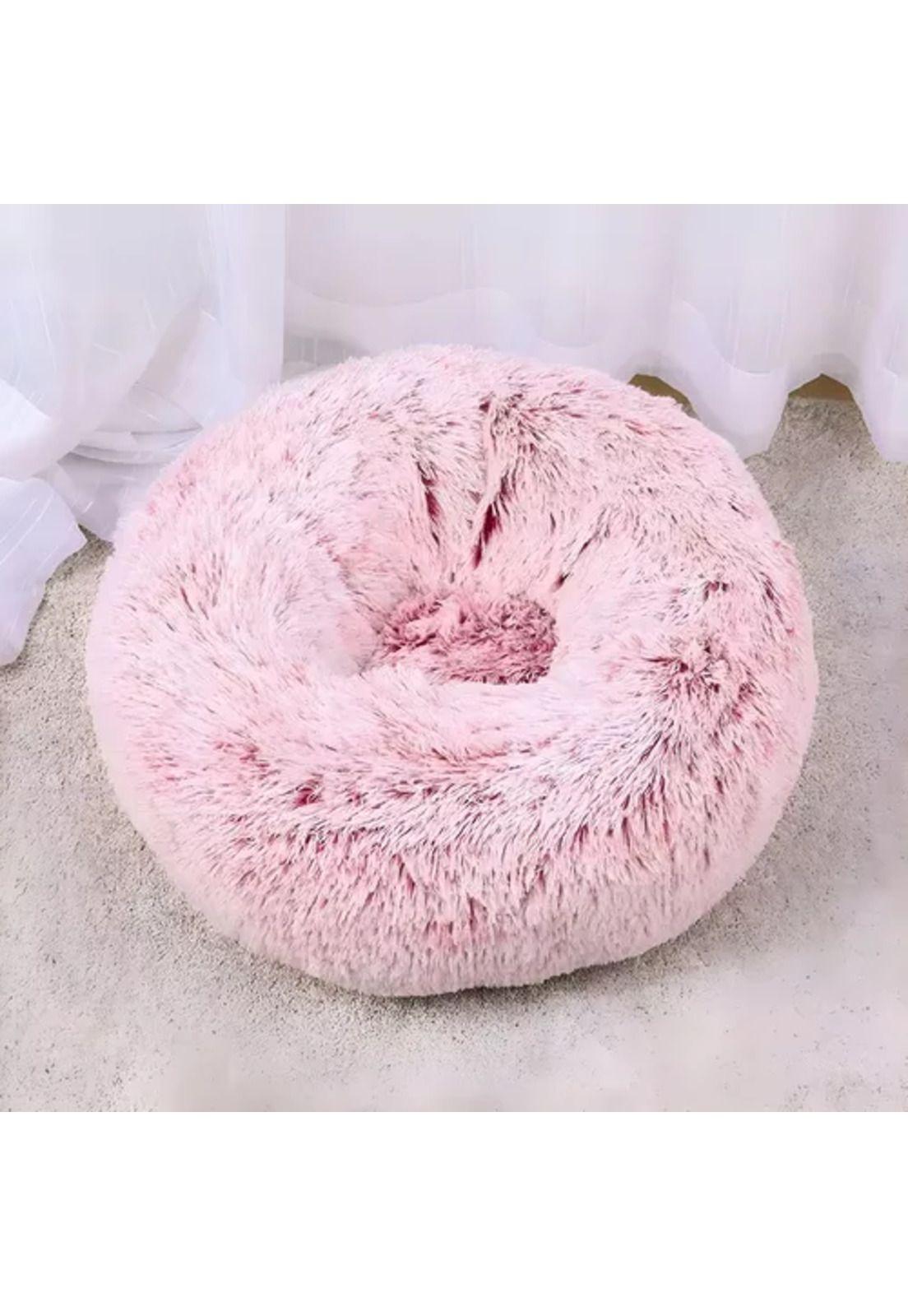 Cama tipo dona antiestrés para perros y gatos 40 cm-3