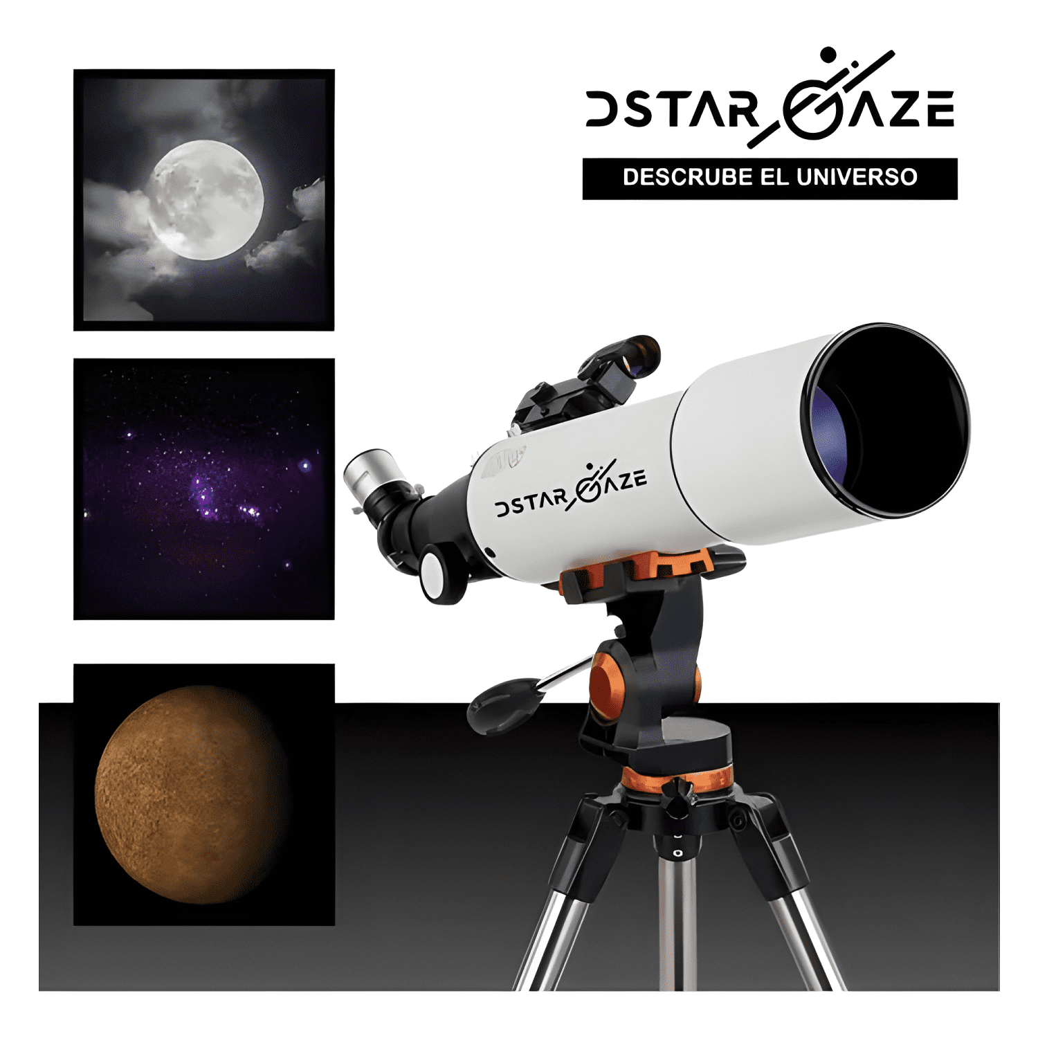 Telescopio Astronómico Profesional 50080m Plus Blanco-3