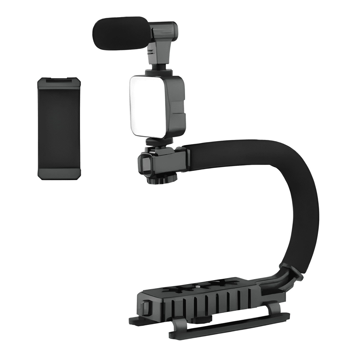 Estabilizador Portátil para Cámaras y Teléfonos con Luz LED-2