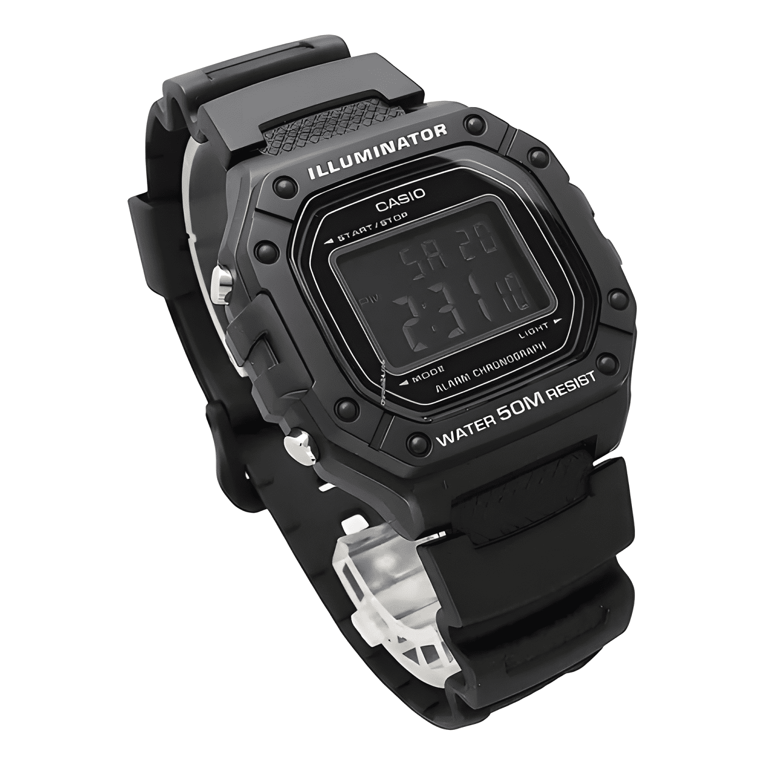 Reloj de pulsera casio youth w-218h-1b Negro-3