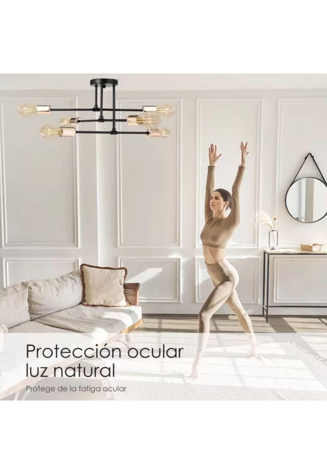 Lámpara de techo colgante, iluminación moderna, con 6 focos E27-5