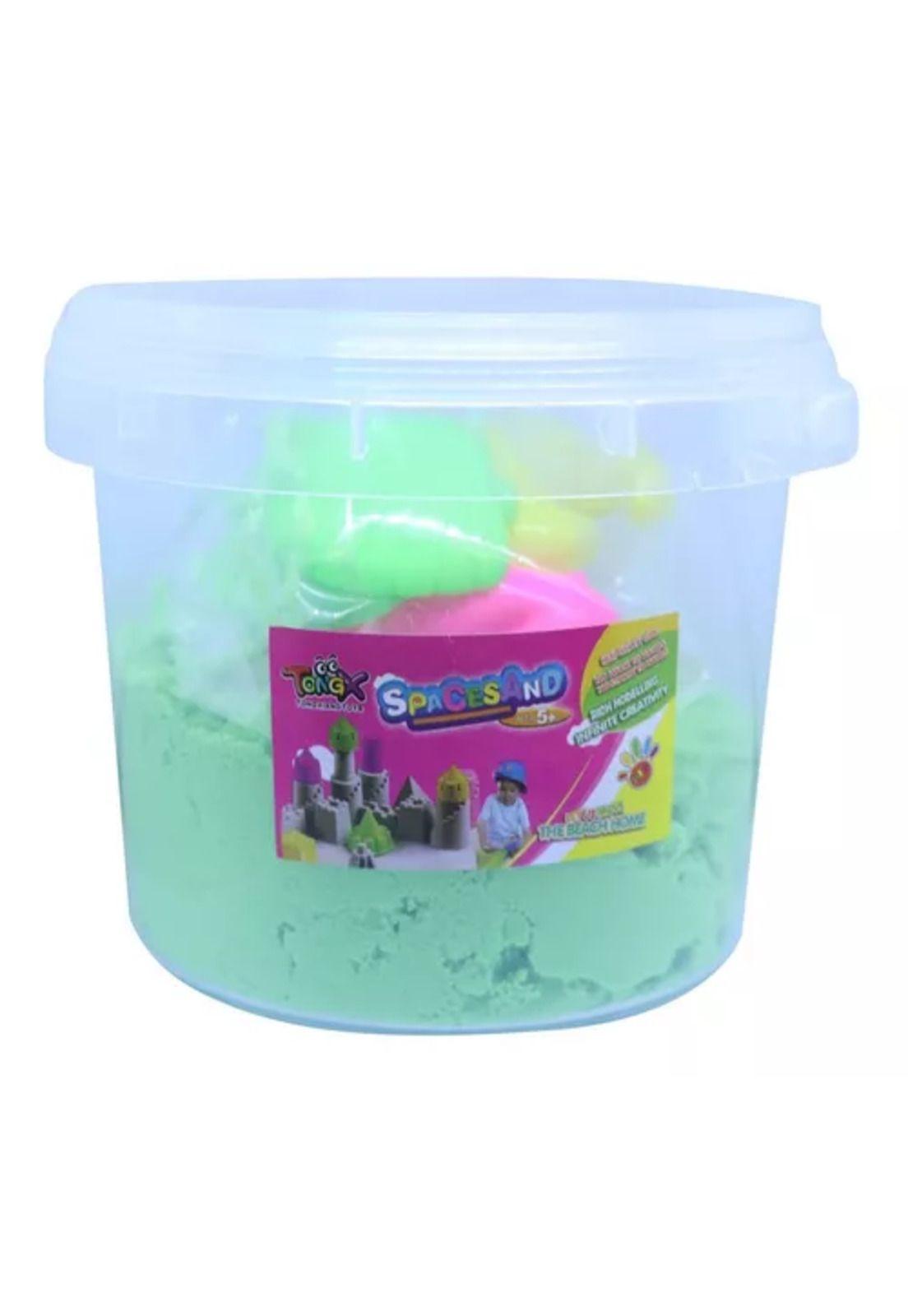 Pack de 2 arena mágica kinética didáctico para niños + moldes-4