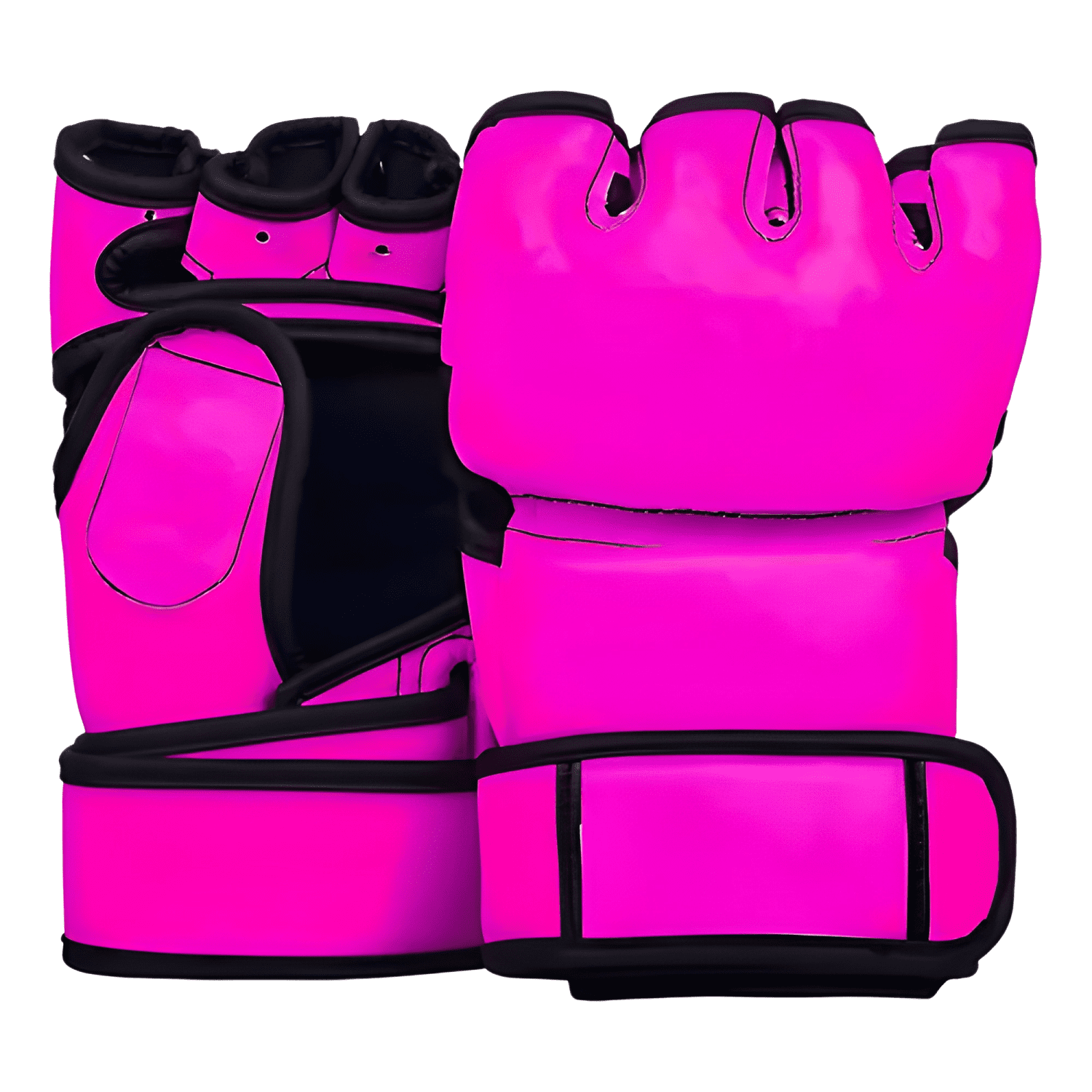 Guante de box boxeo MMA kickboxing guantillas rosa-0